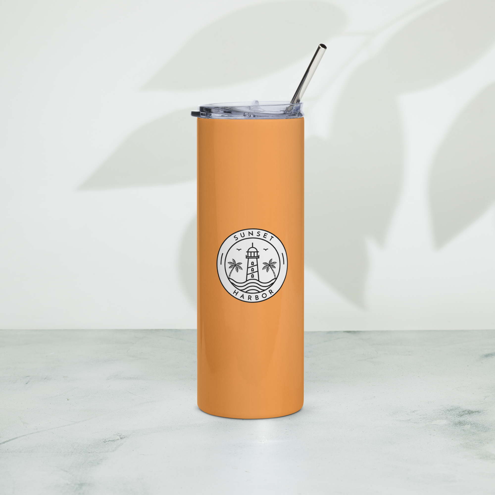 Stainless steel tumbler - Sunshine Orange