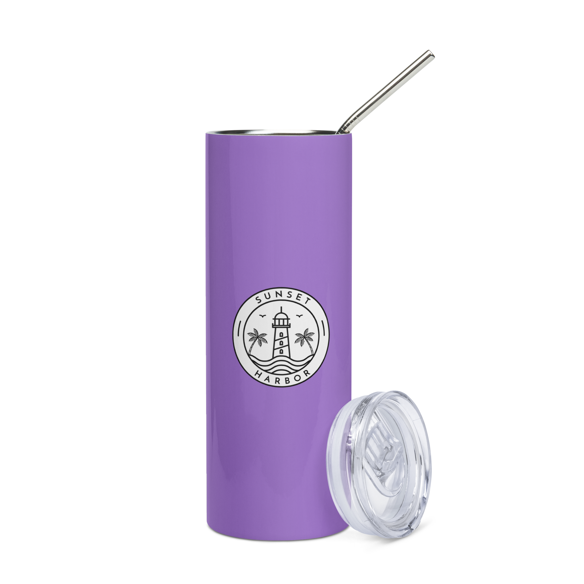 Stainless steel tumbler - Coastal Purple