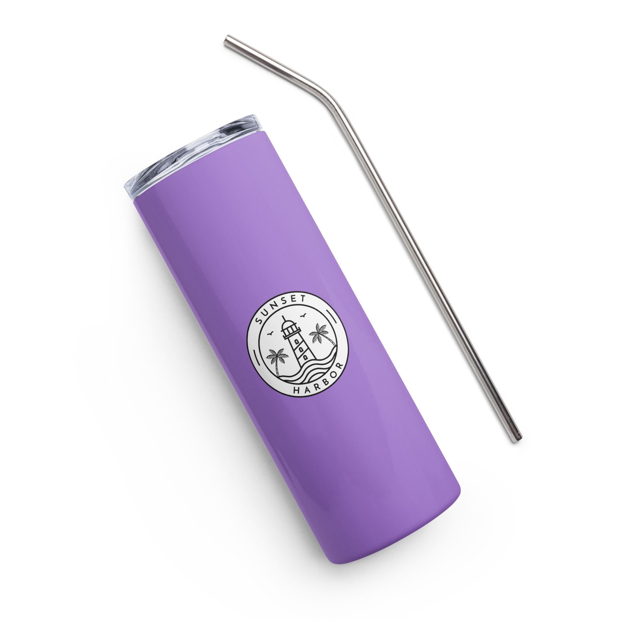 Stainless steel tumbler - Coastal Purple