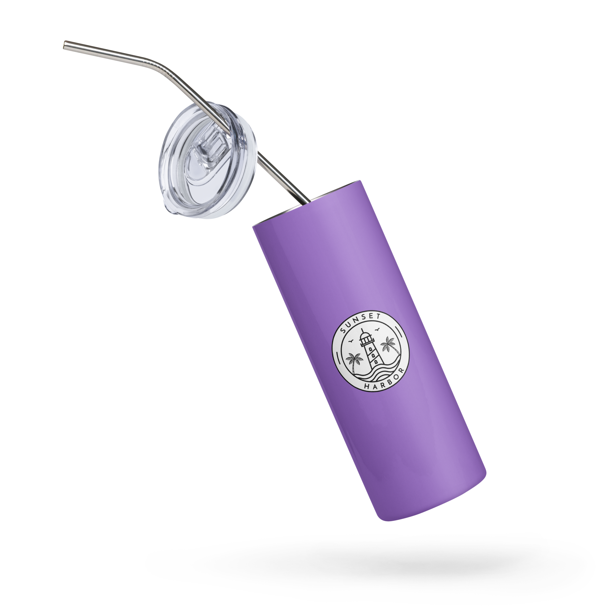 Stainless steel tumbler - Coastal Purple