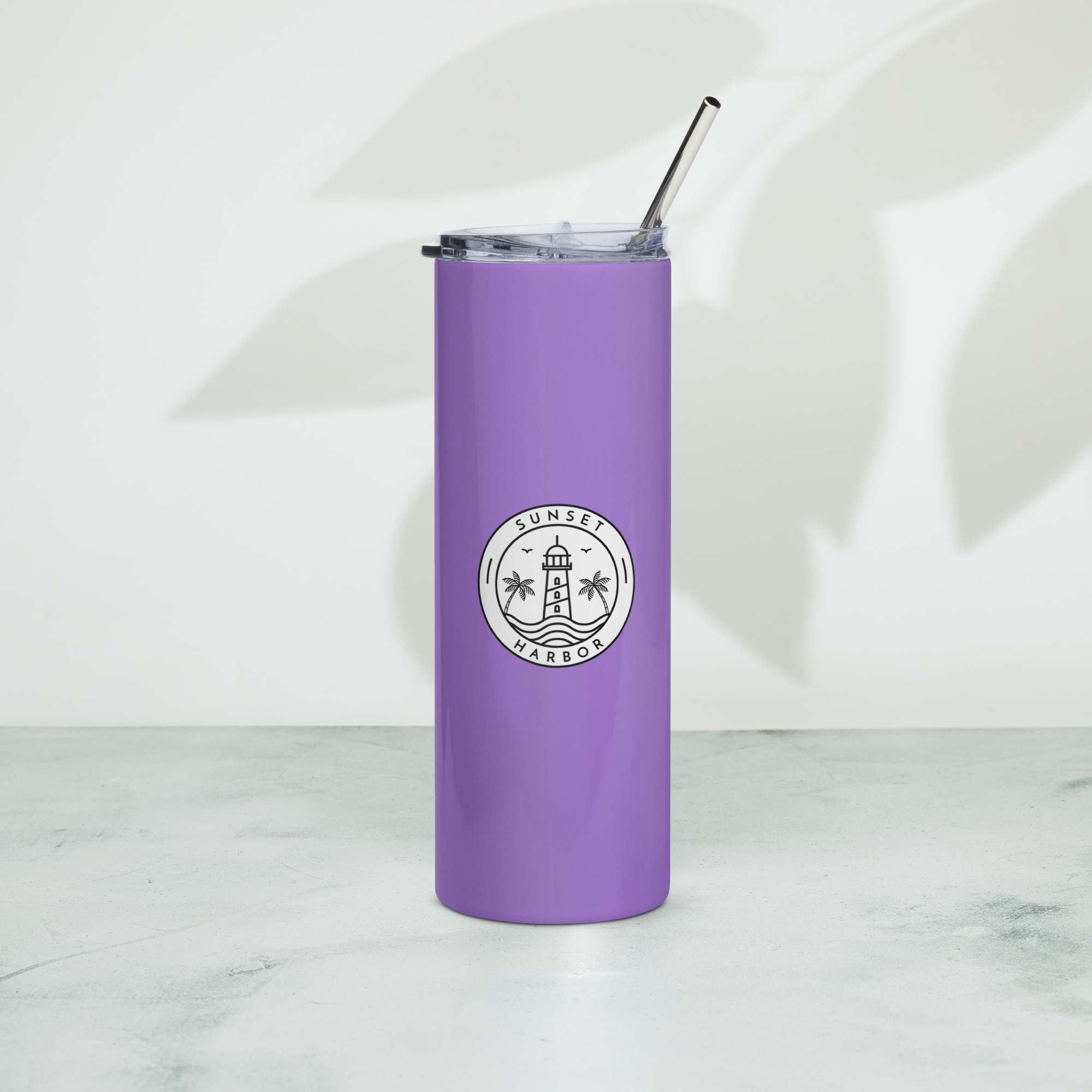 Stainless steel tumbler - Coastal Purple