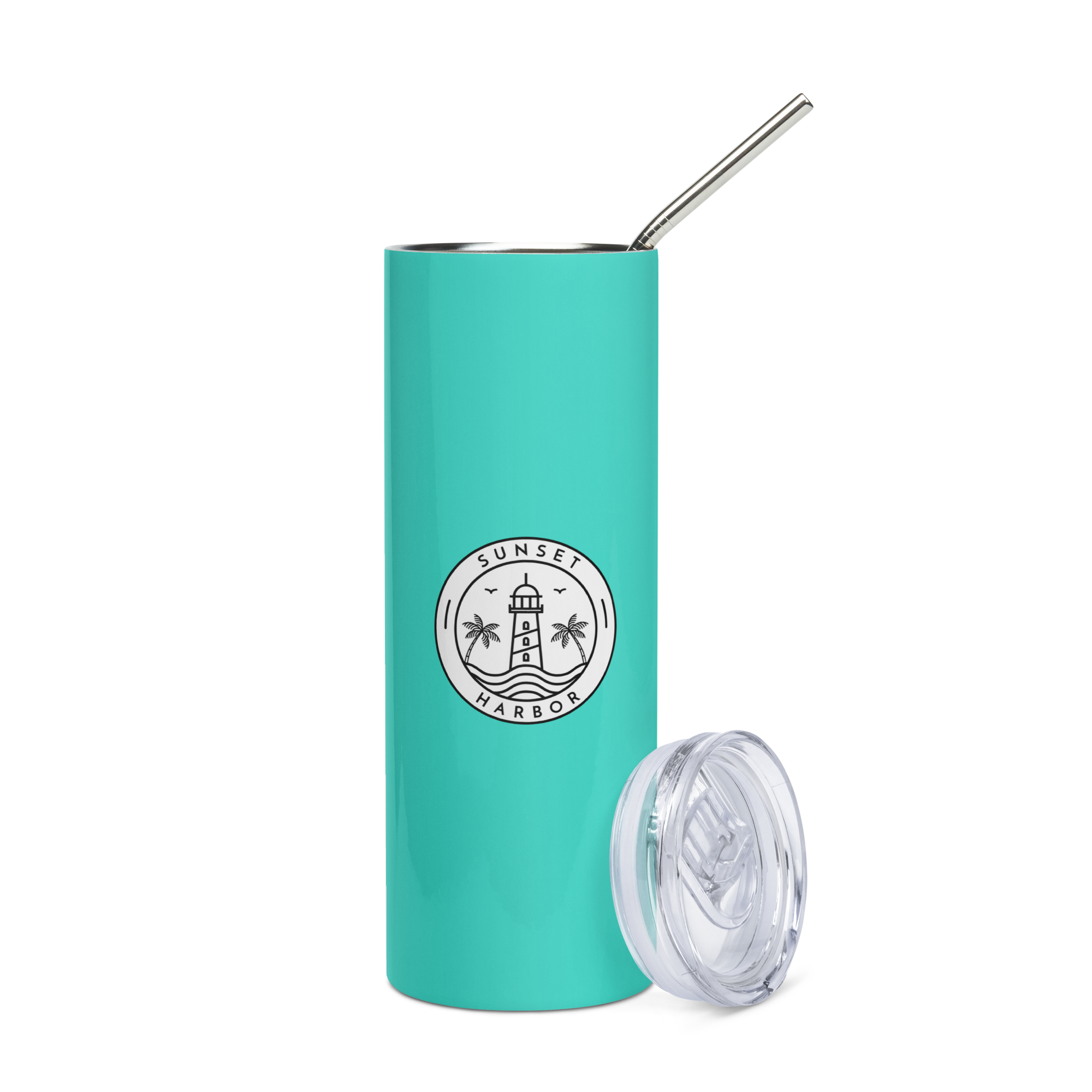 Stainless steel tumbler - Lagoon Turquoise