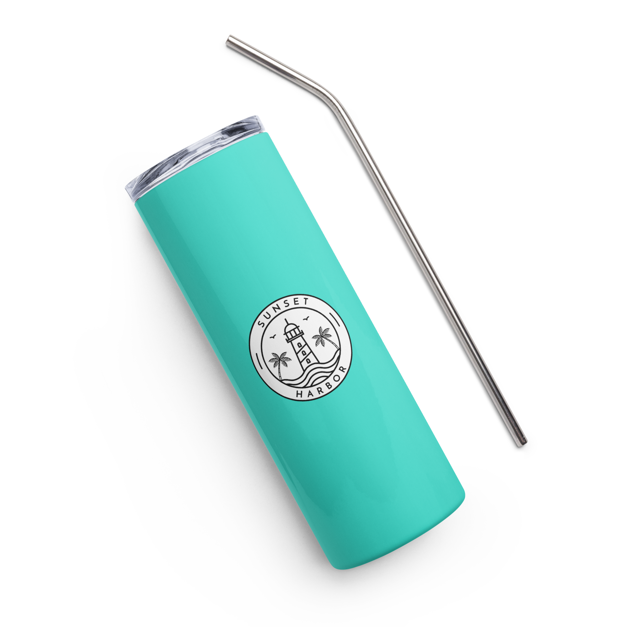 Stainless steel tumbler - Lagoon Turquoise