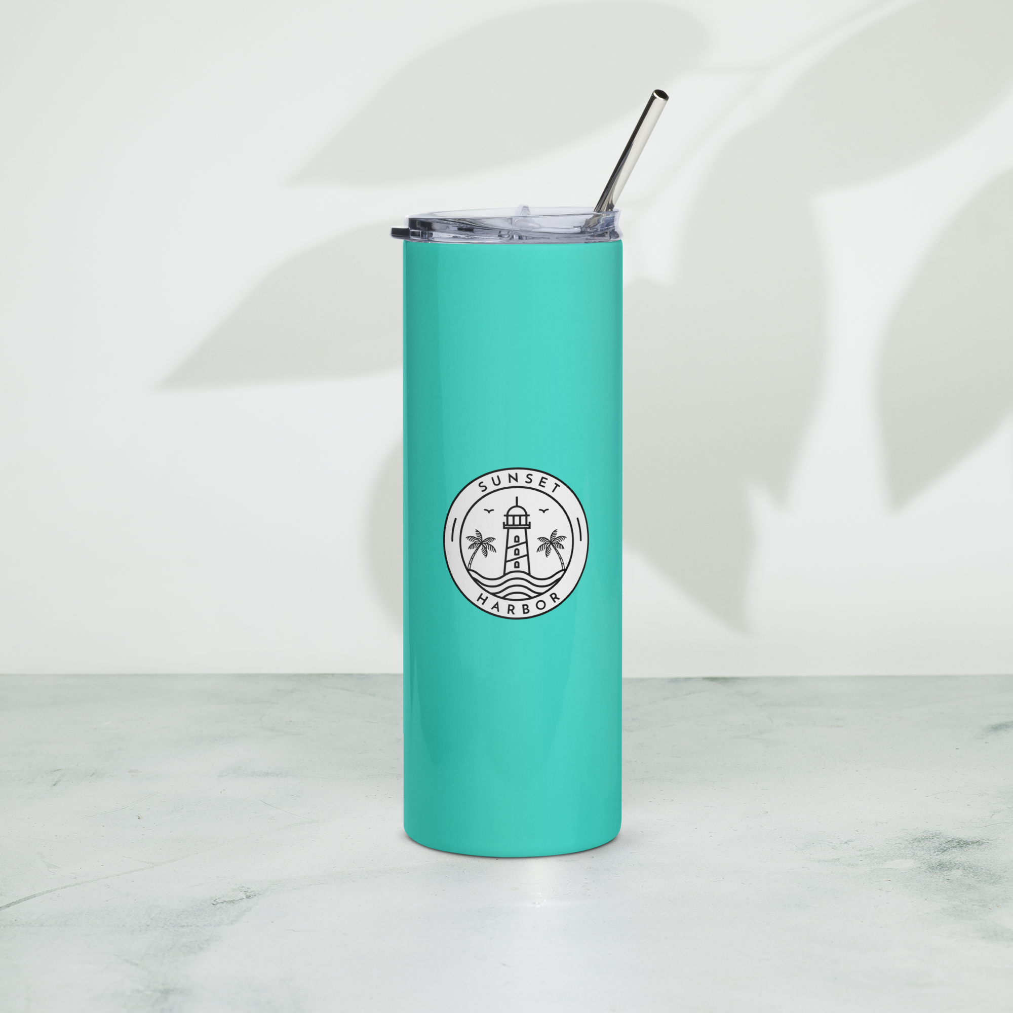 Stainless steel tumbler - Lagoon Turquoise