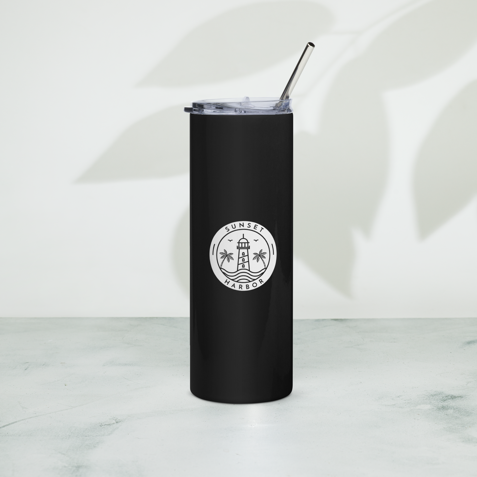 Stainless steel tumbler - Harbor Black