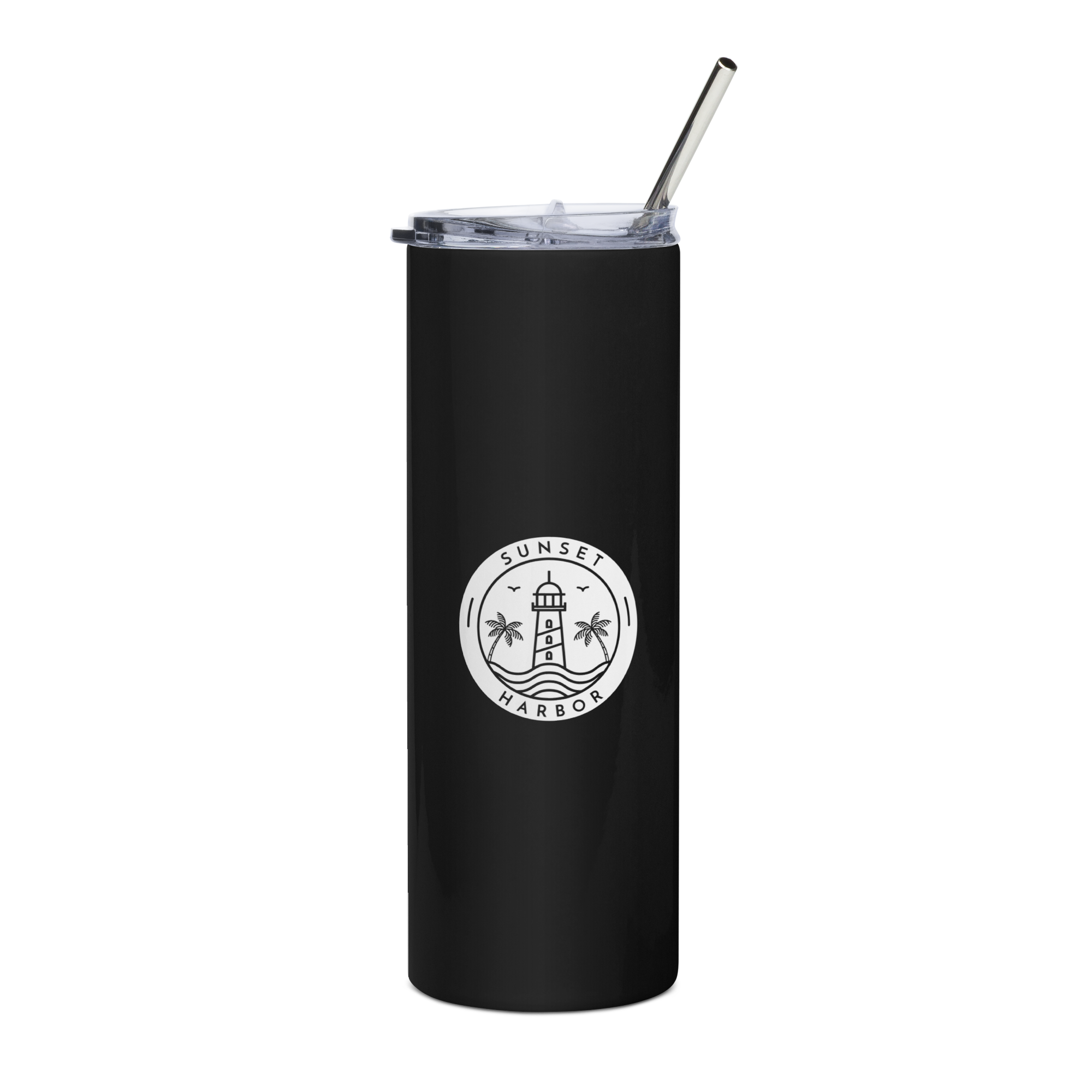 Stainless steel tumbler - Harbor Black