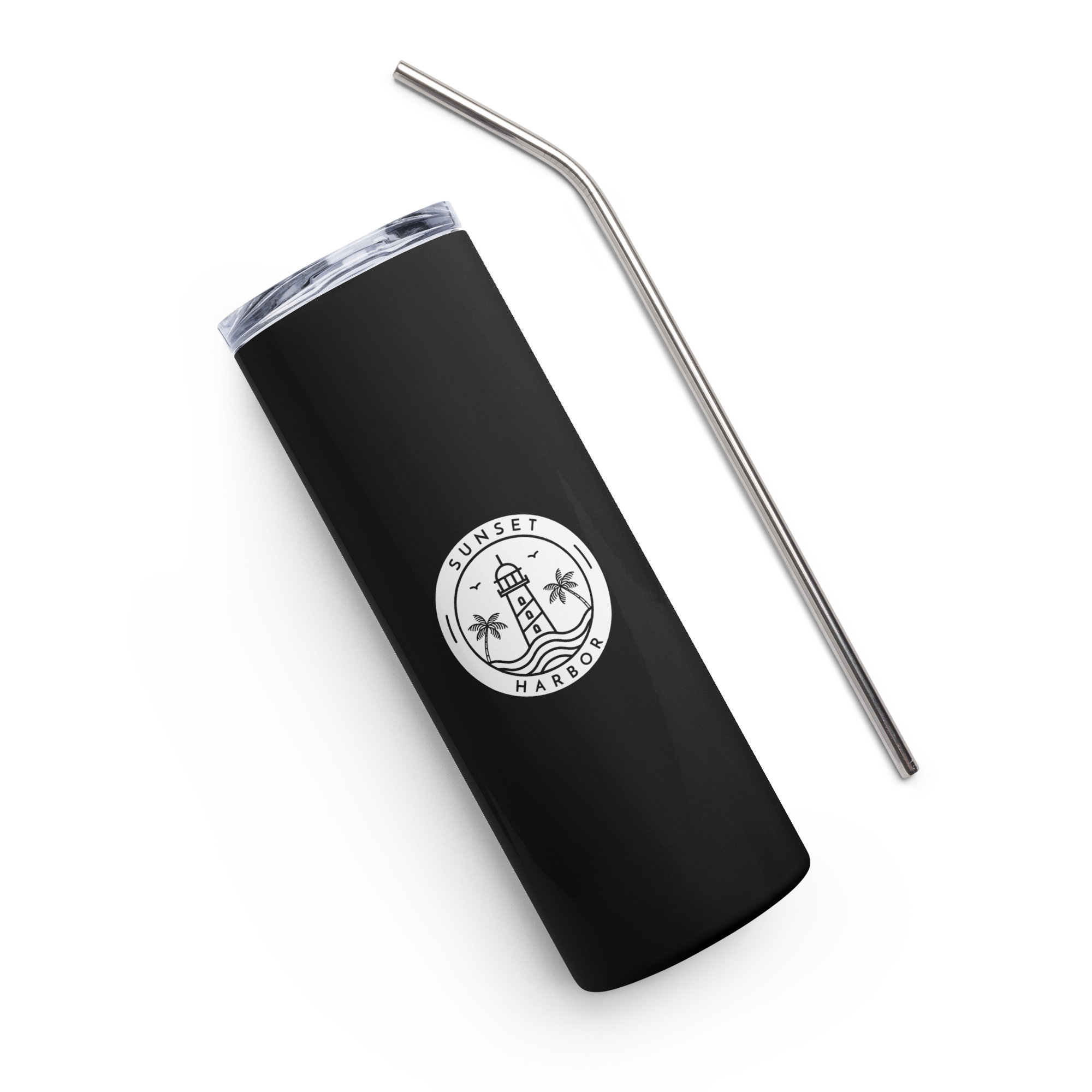 Stainless steel tumbler - Harbor Black