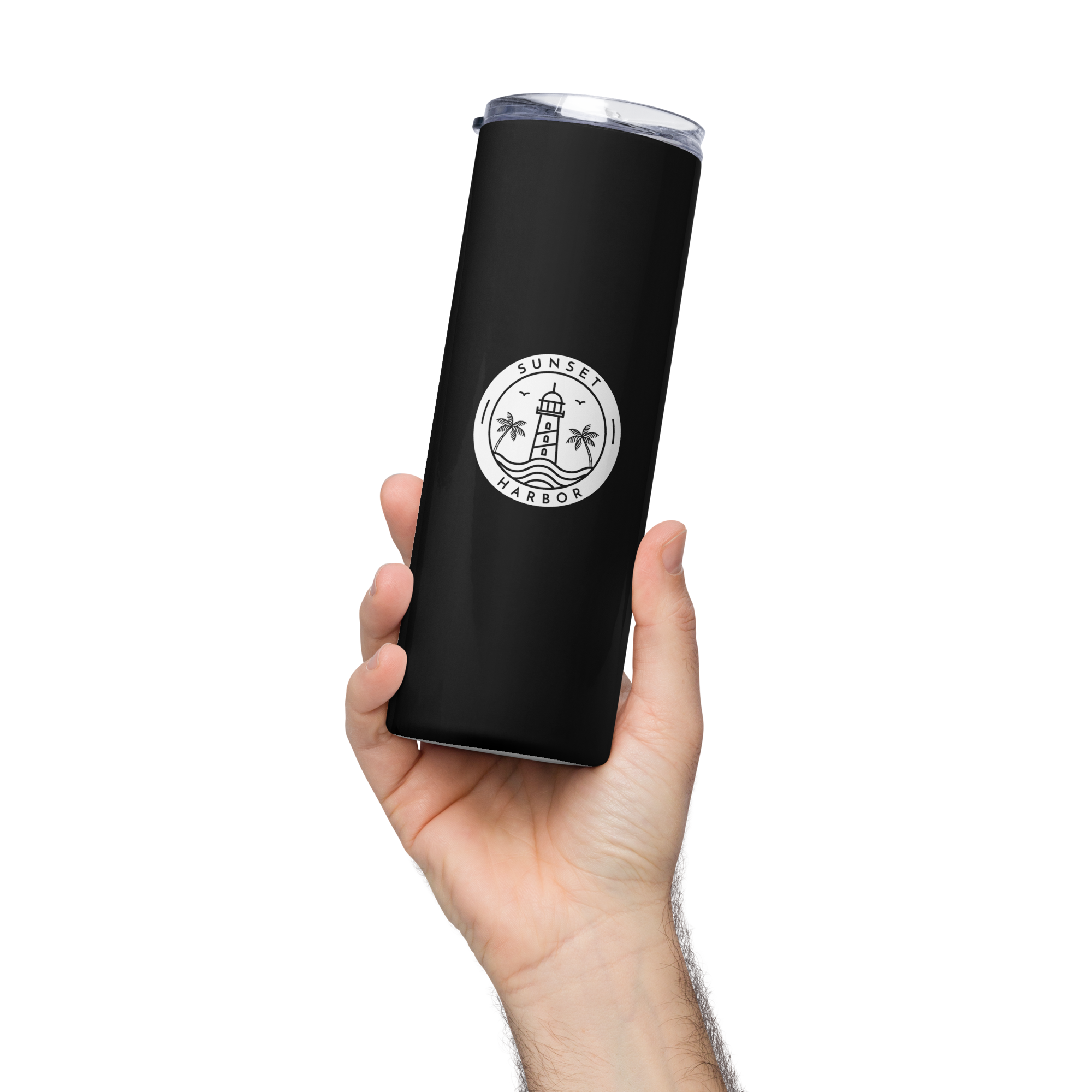 Stainless steel tumbler - Harbor Black