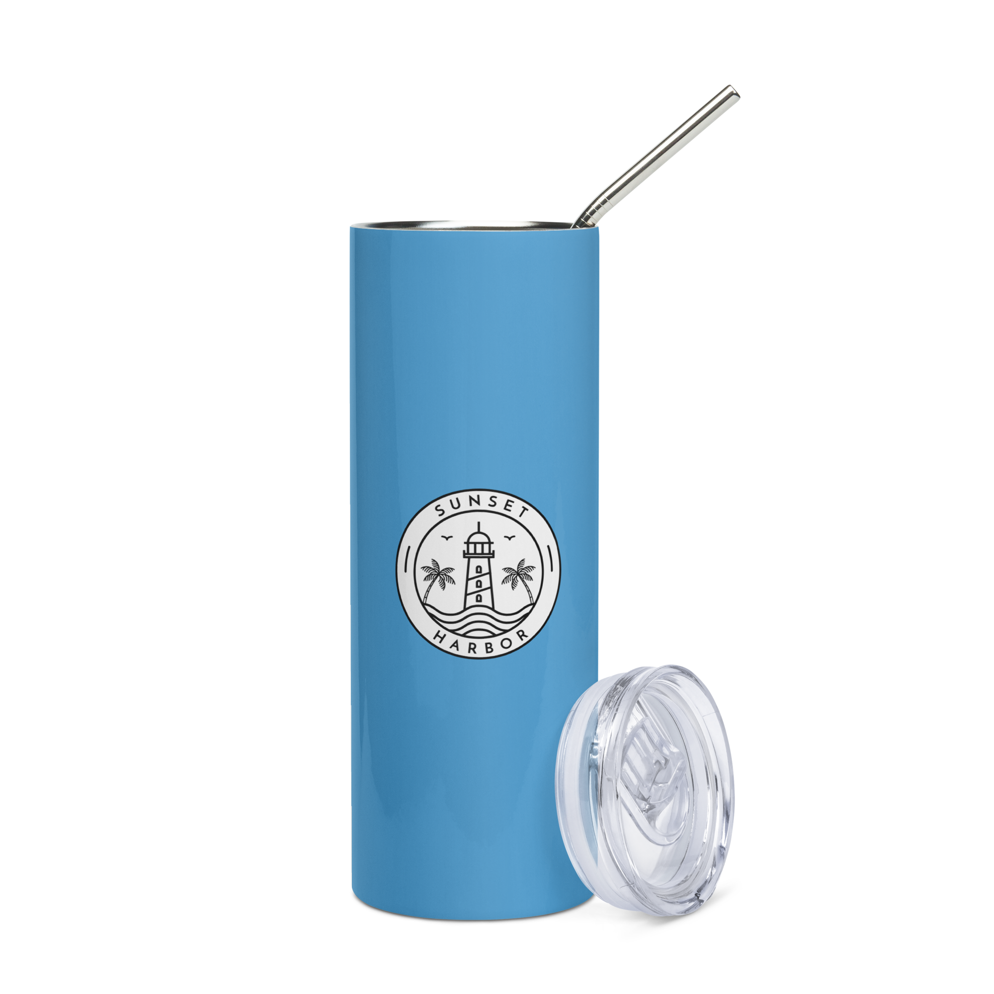 Stainless steel tumbler - Ocean Blue