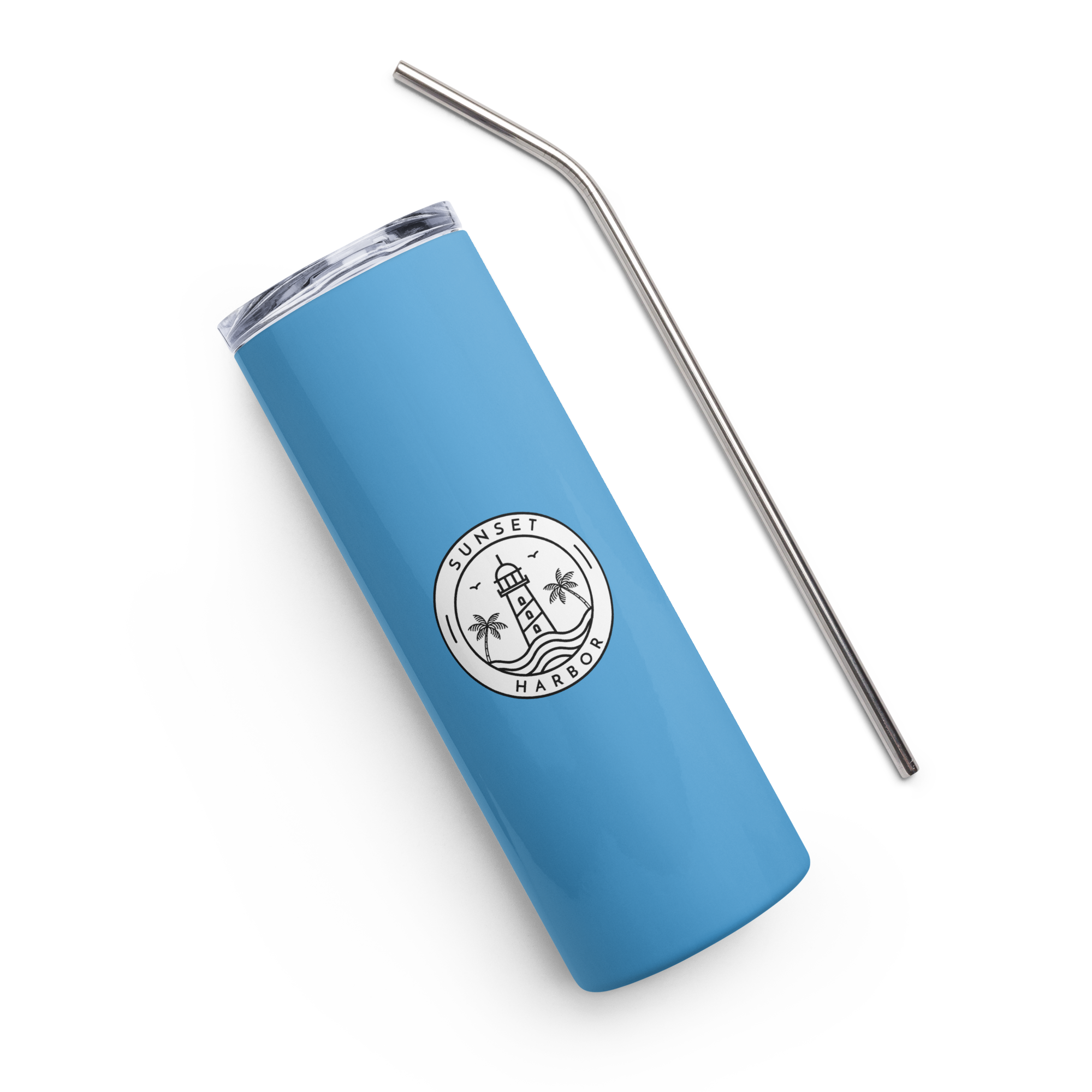 Stainless steel tumbler - Ocean Blue