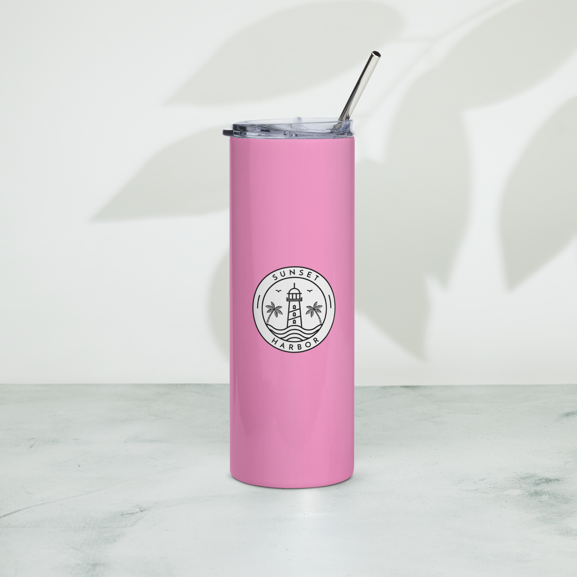 Stainless steel tumbler - Tropical Pink