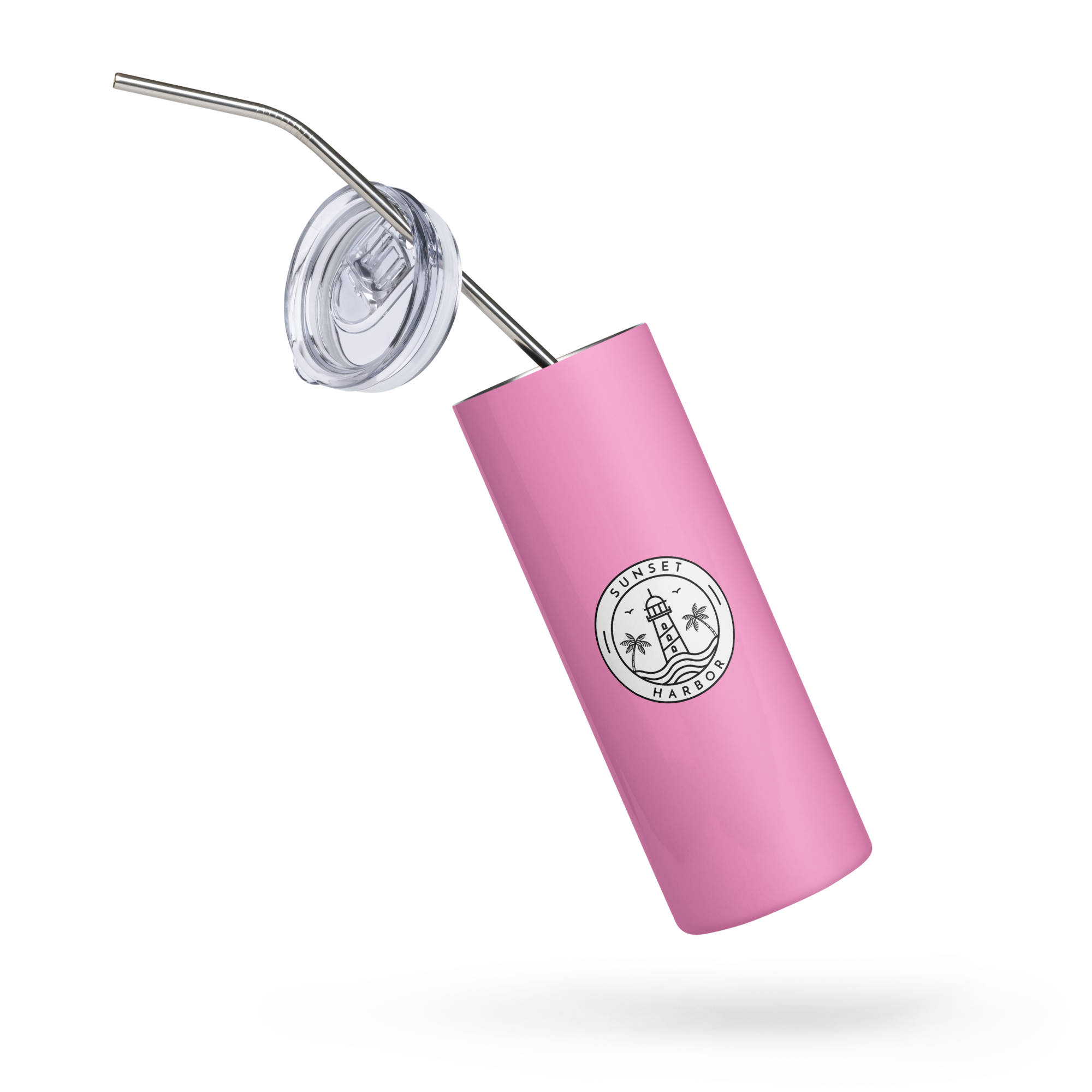 Stainless steel tumbler - Tropical Pink