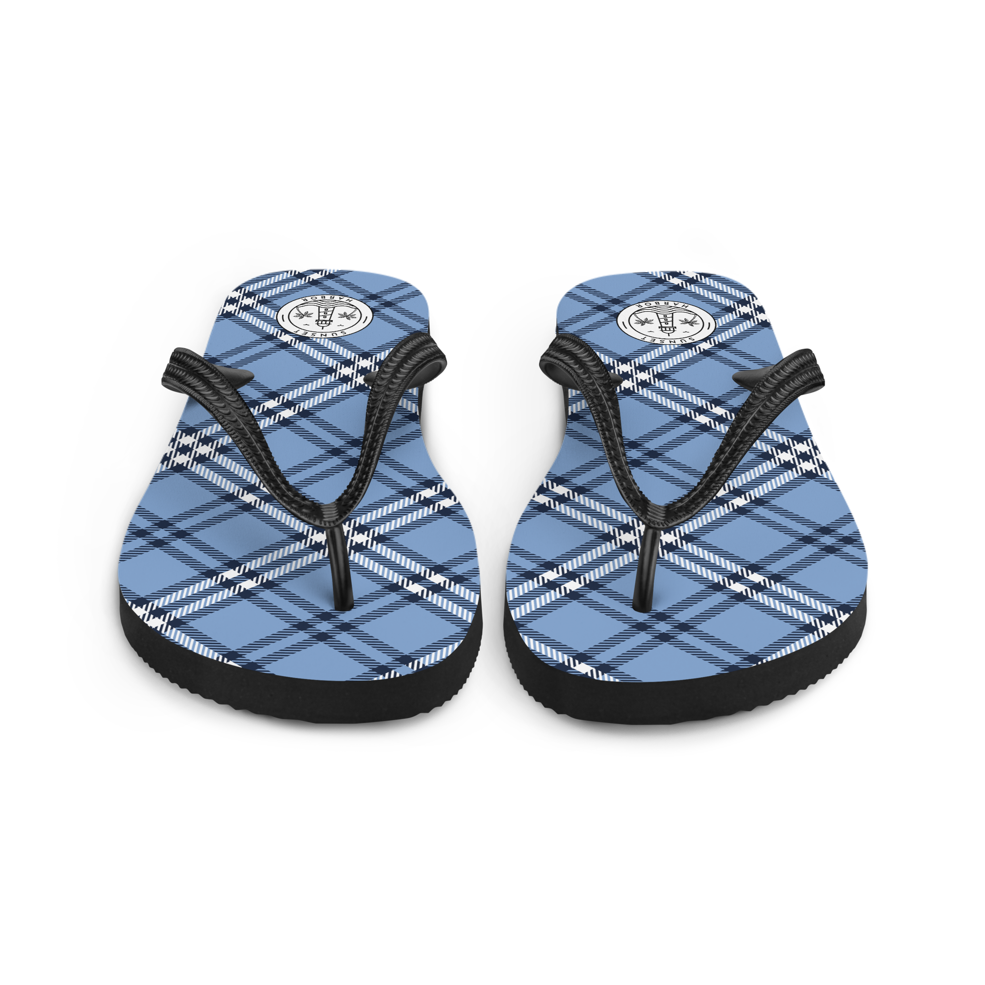 Flip-Flops - Coastal Plaid