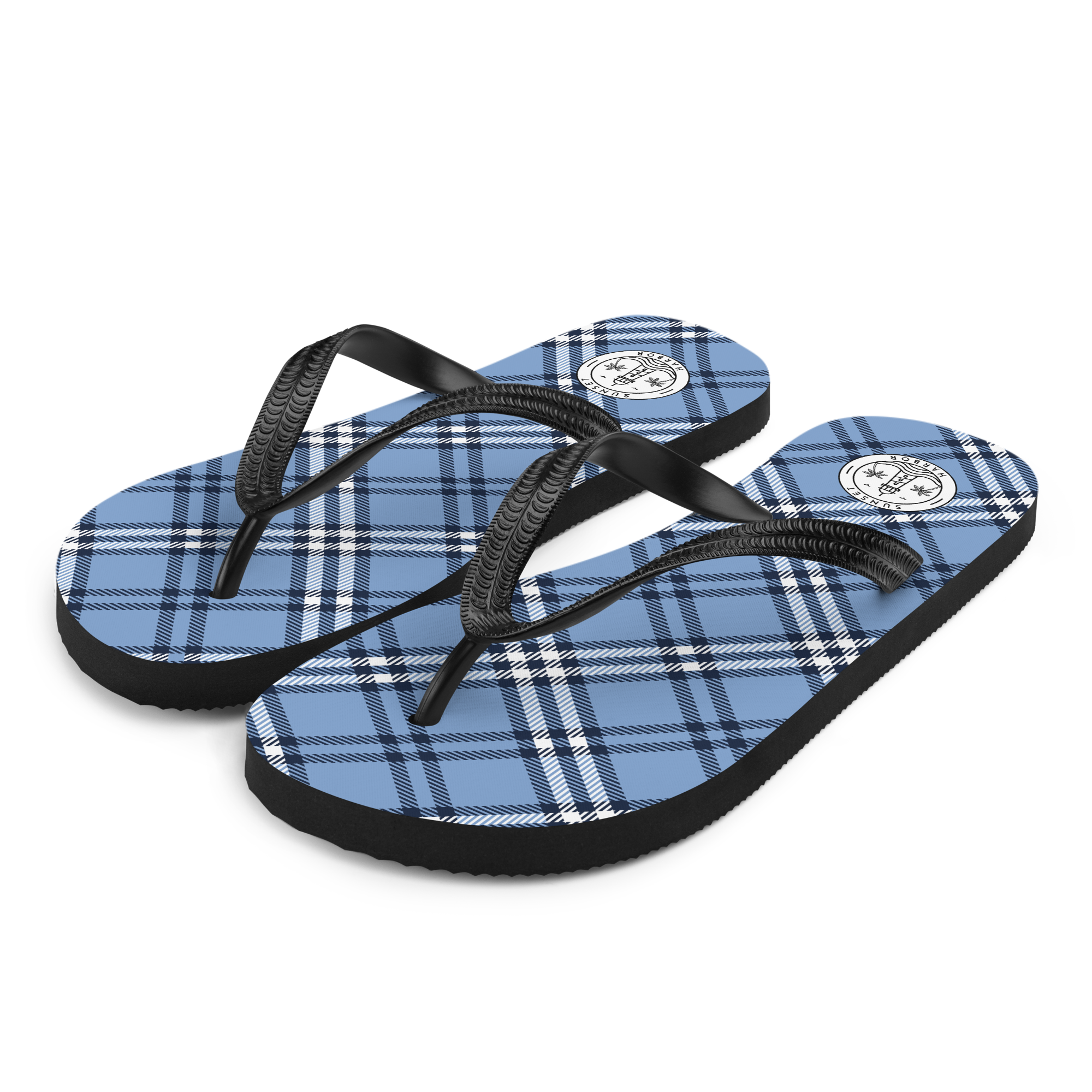 Flip-Flops - Coastal Plaid