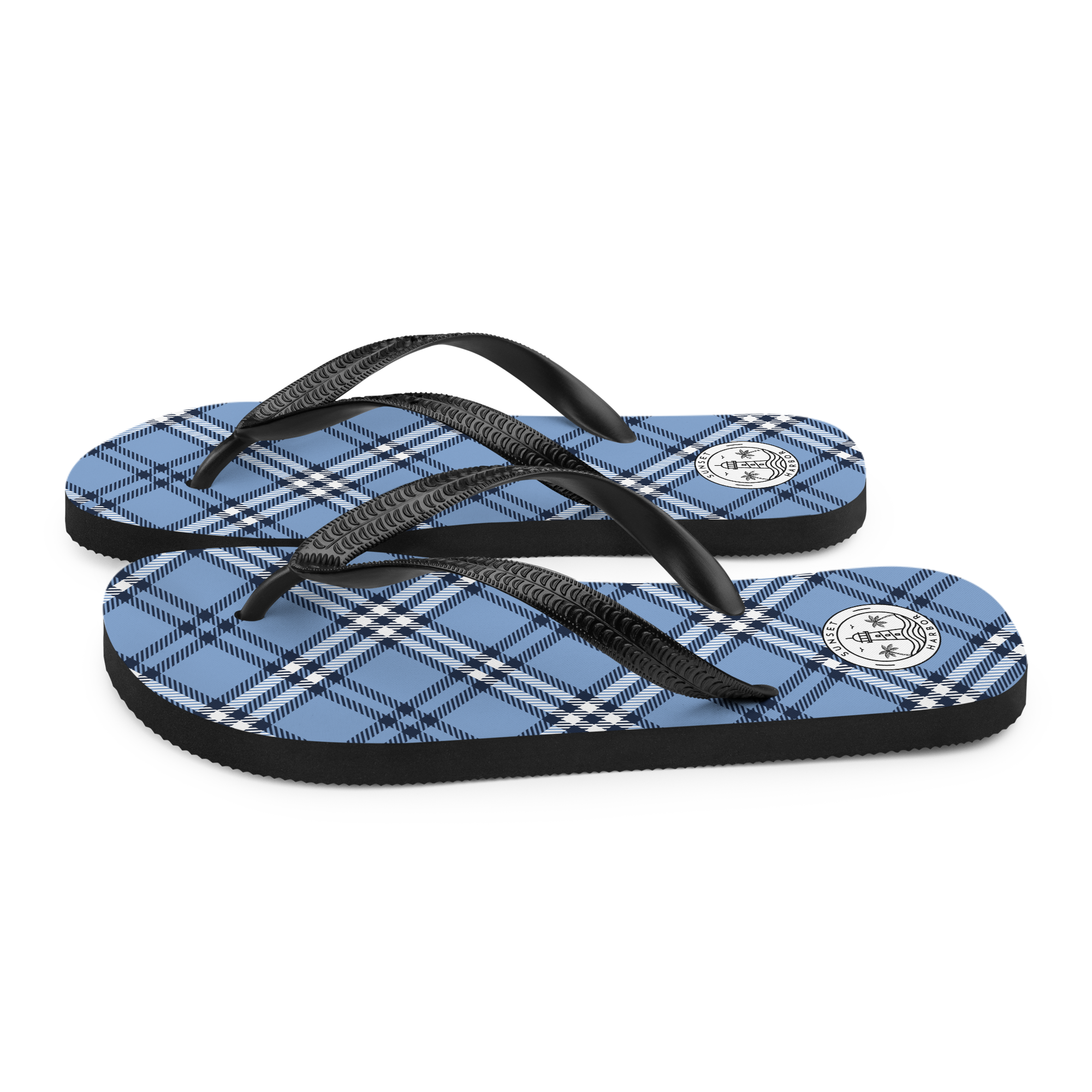 Flip-Flops - Coastal Plaid