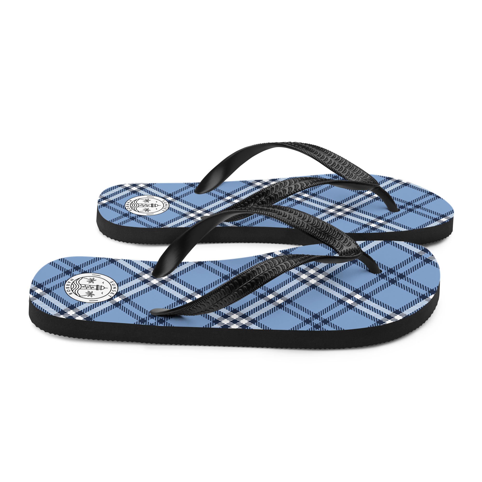 Flip-Flops - Coastal Plaid