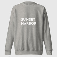 Unisex Premium Sweatshirt - Sunset Harbor - Sunset Harbor Clothing