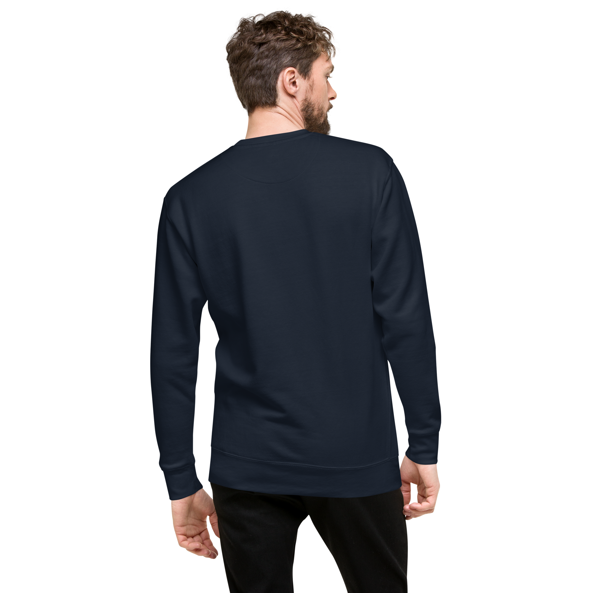 Mens Premium Sweatshirt - Never Give Up