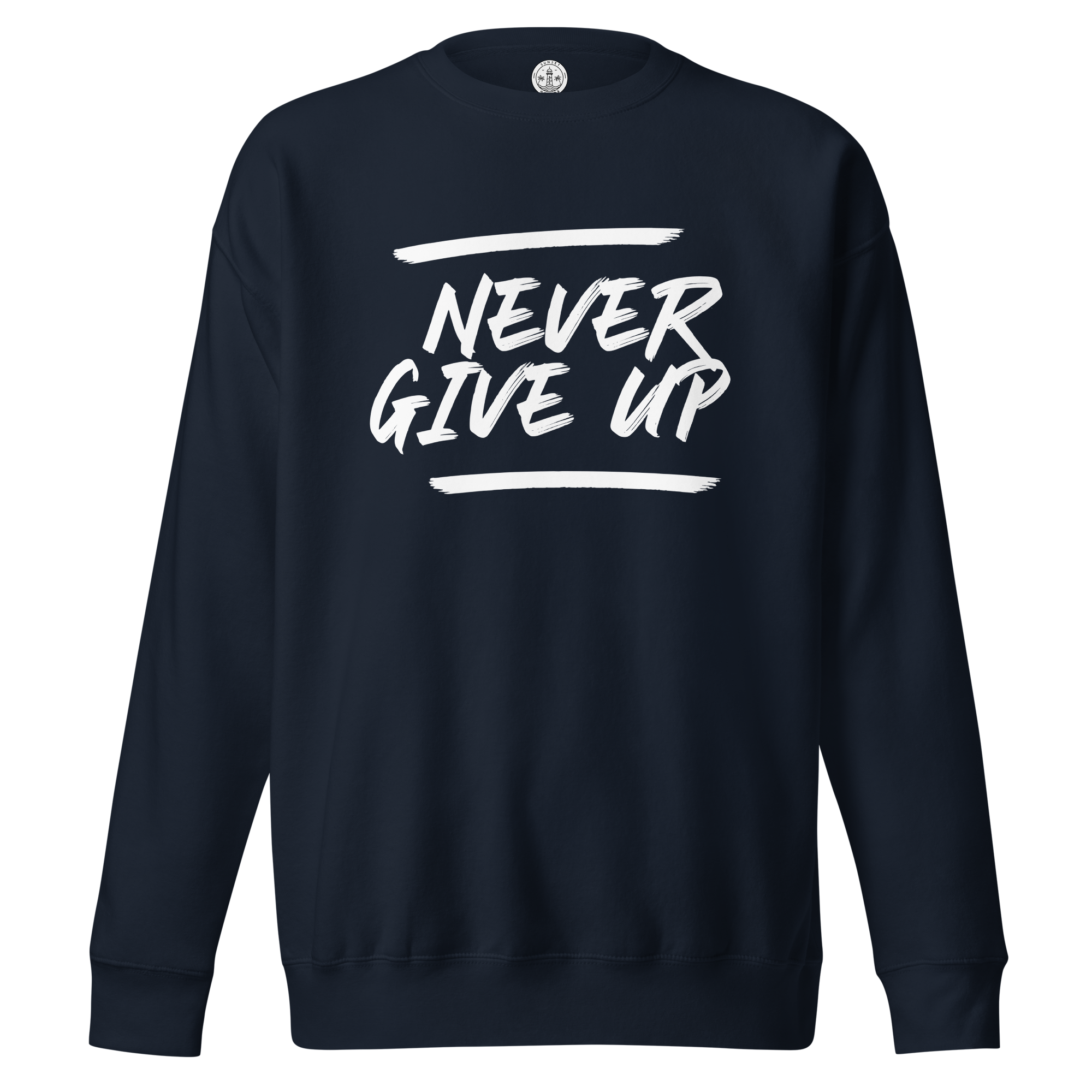 Mens Premium Sweatshirt - Never Give Up