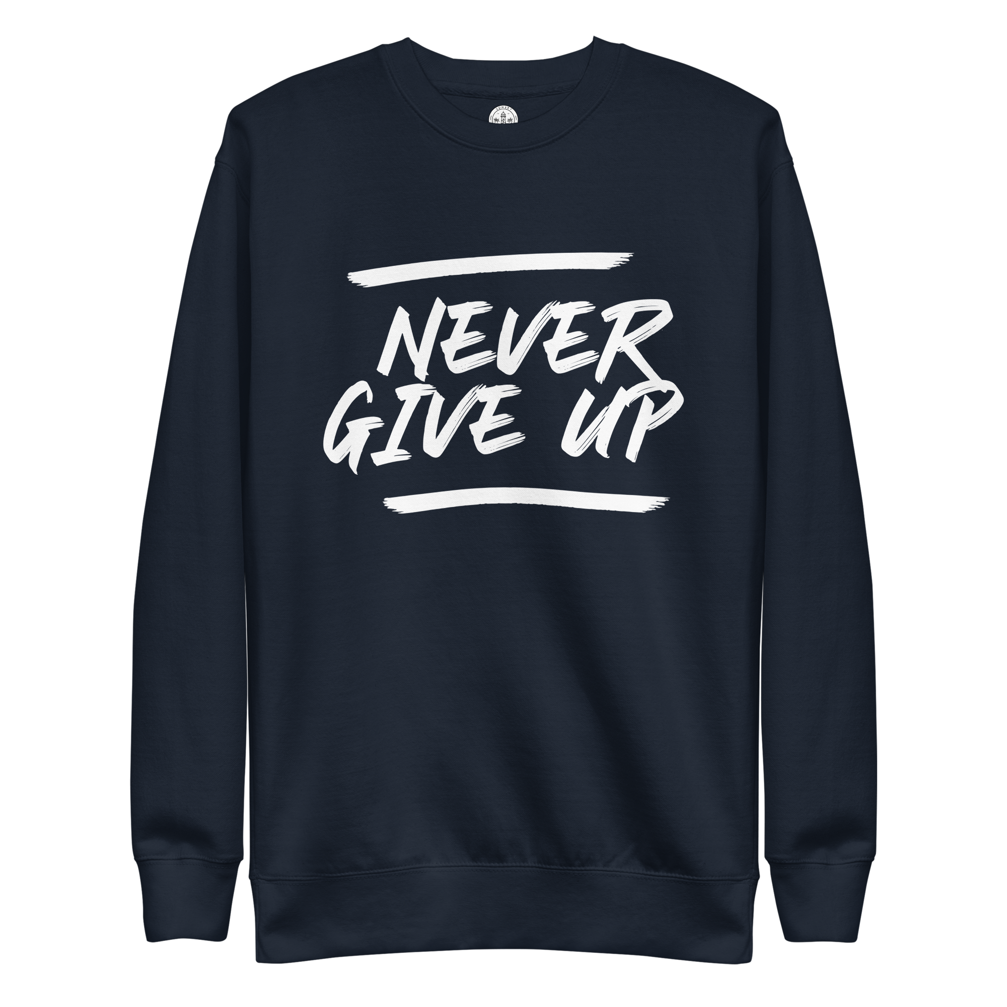 Mens Premium Sweatshirt - Never Give Up