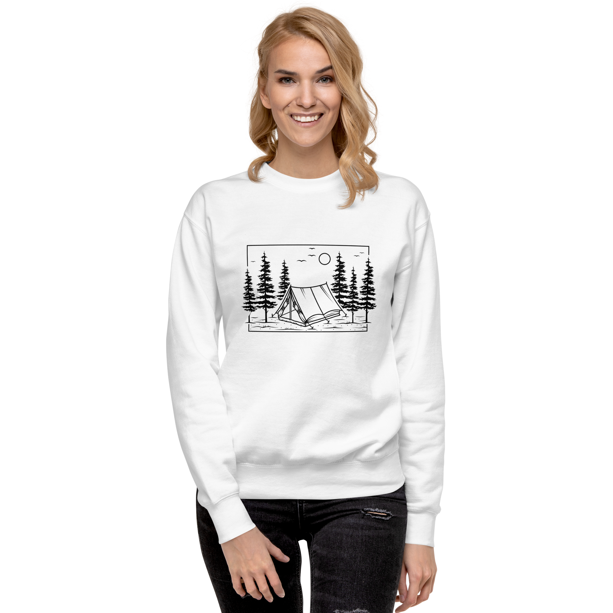 Womens Premium Sweatshirt - Wilderness Escape