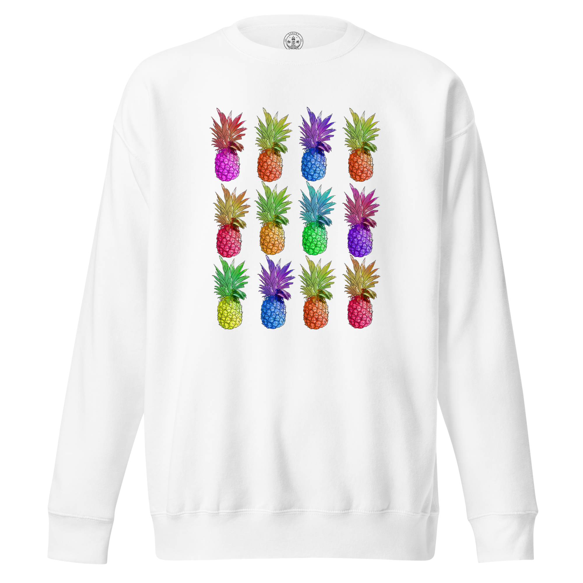 Womens Premium Sweatshirt - Pineapple Parade