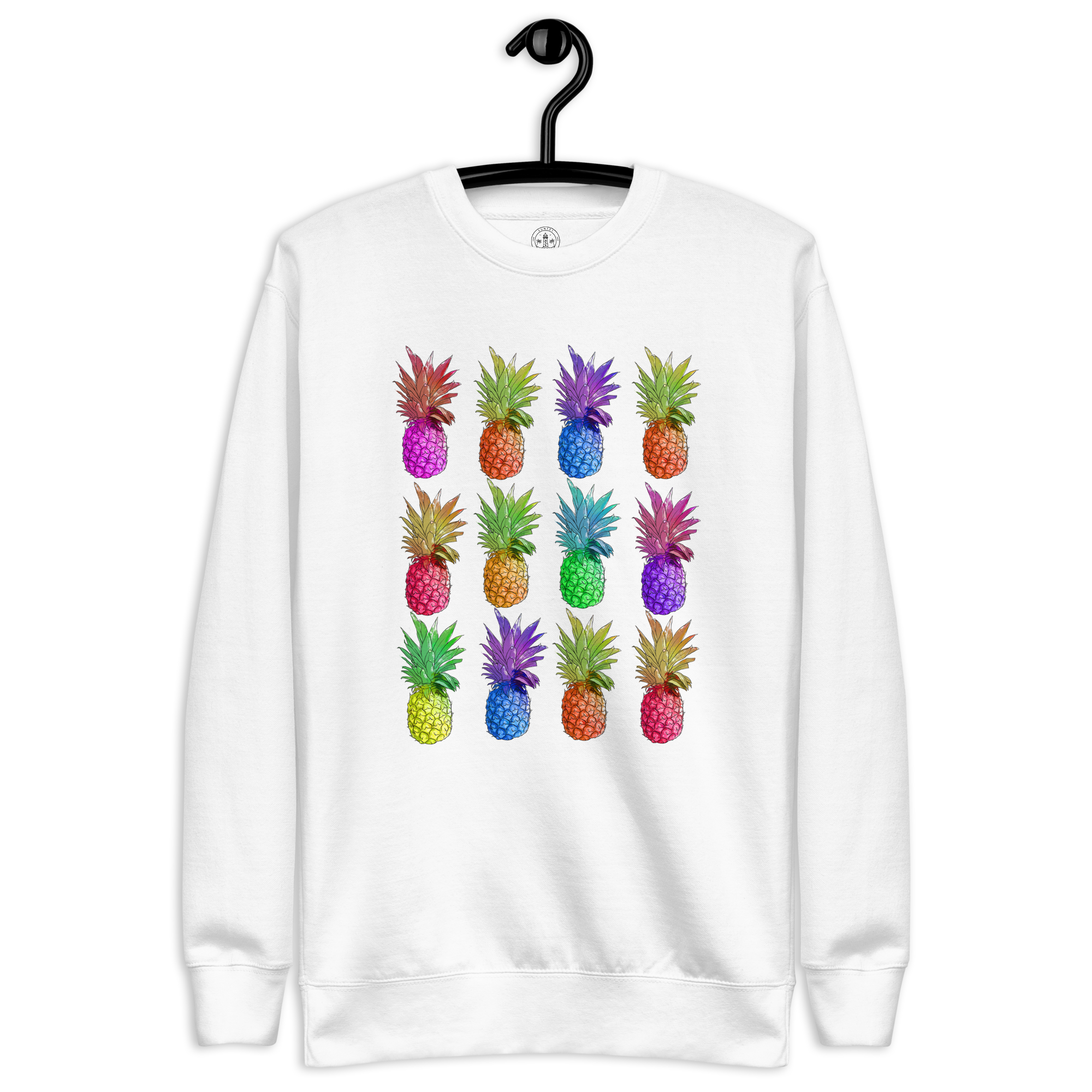 Womens Premium Sweatshirt - Pineapple Parade