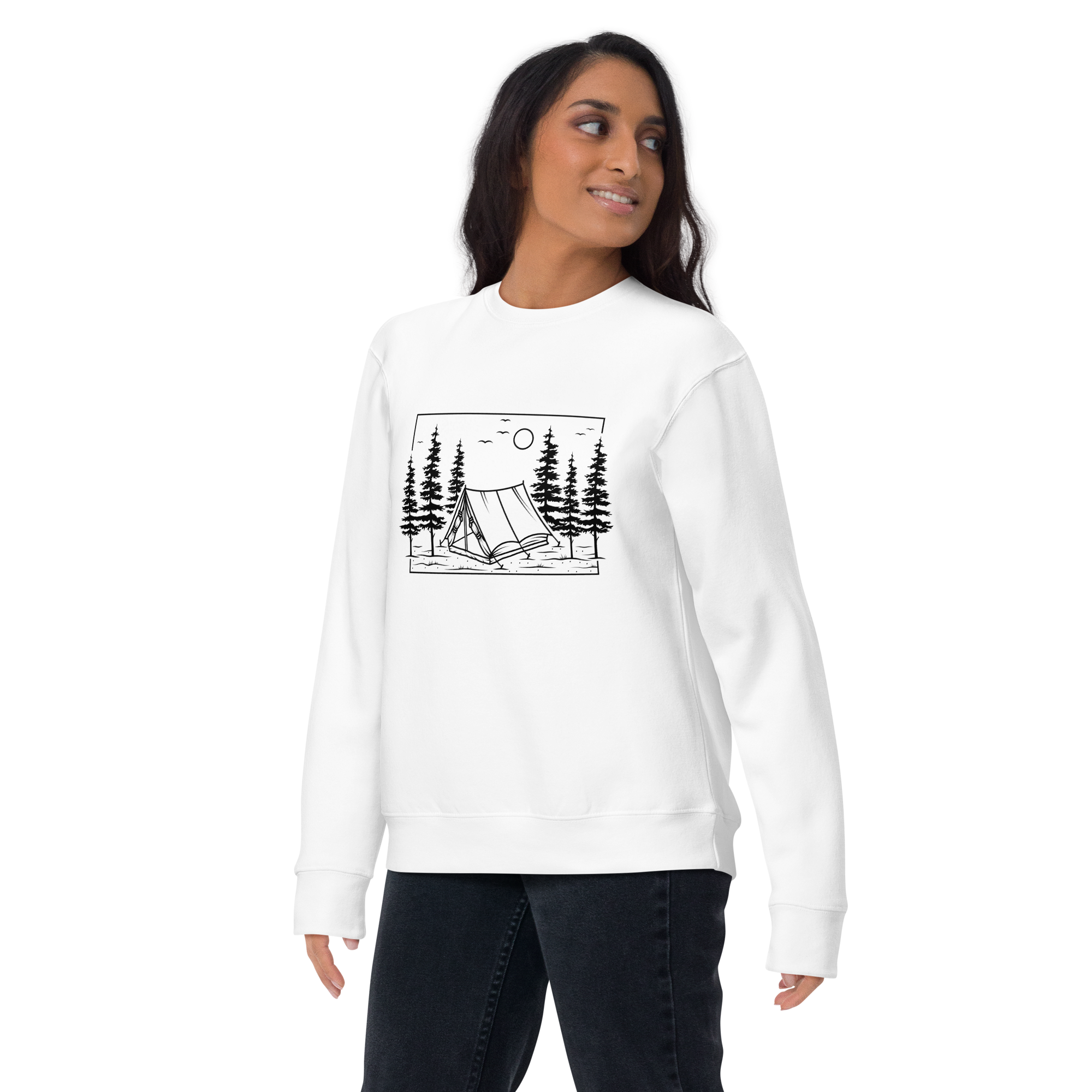 Womens Premium Sweatshirt - Wilderness Escape