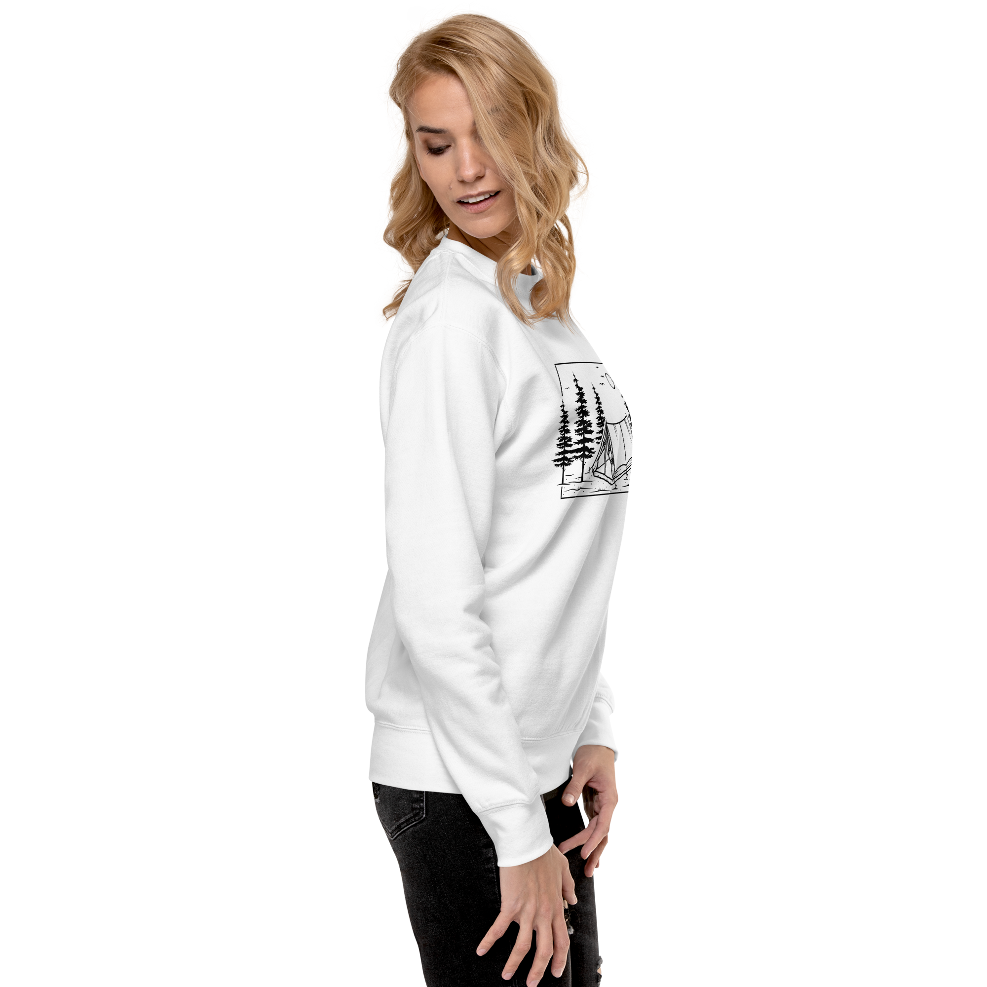 Womens Premium Sweatshirt - Wilderness Escape