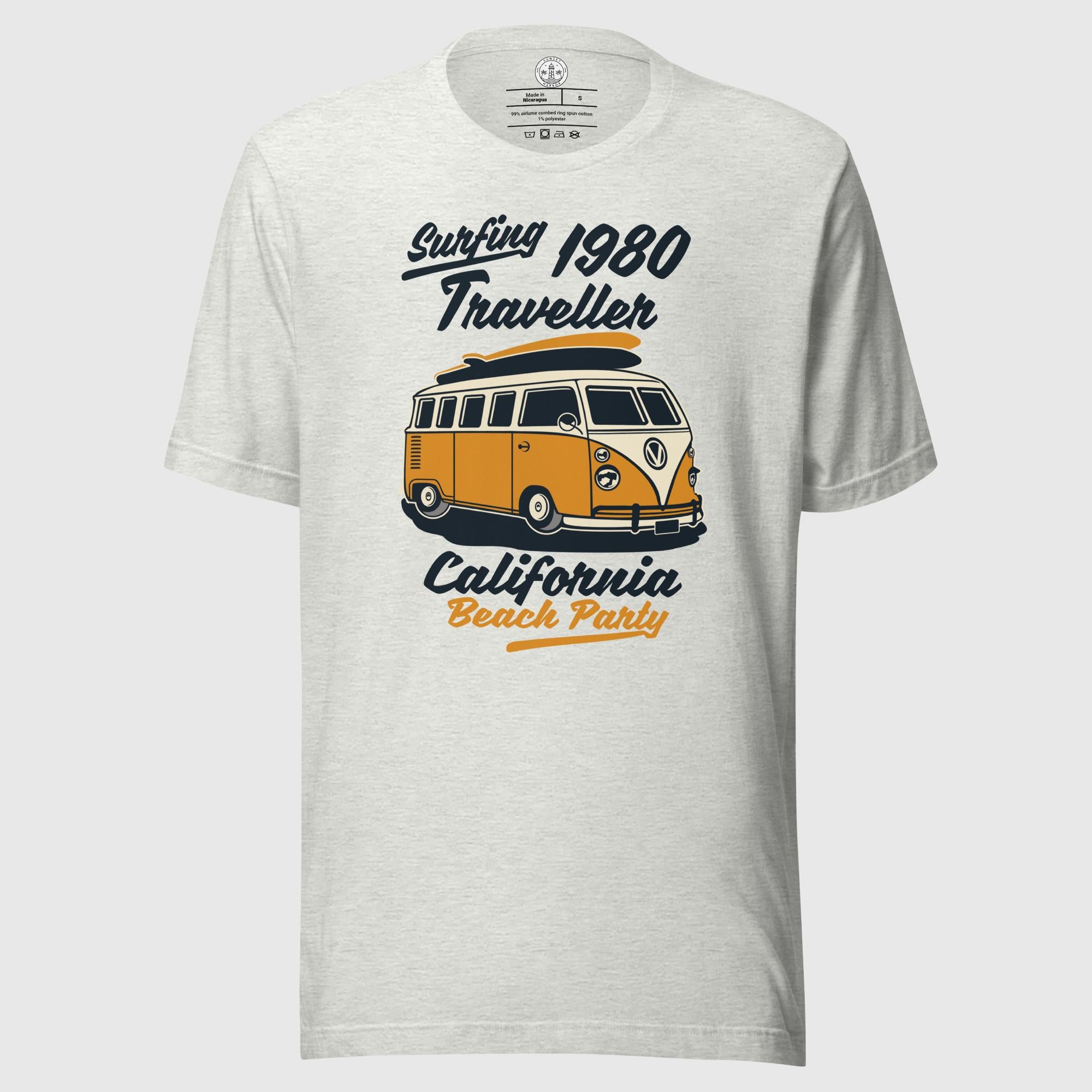 Unisex Staple T-Shirt  - Traveller 1980 - Sunset Harbor Clothing