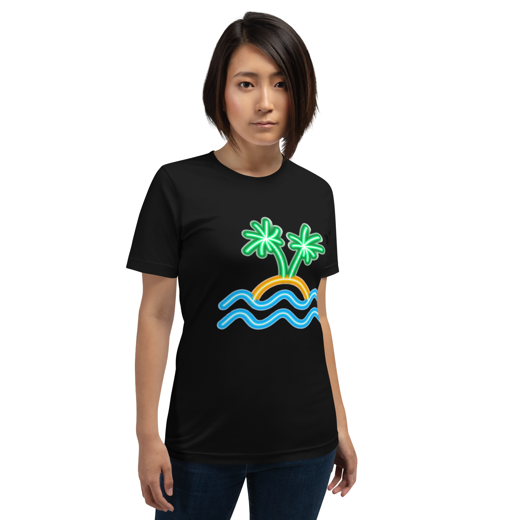 Camiseta de mujer - Neon Island Nights