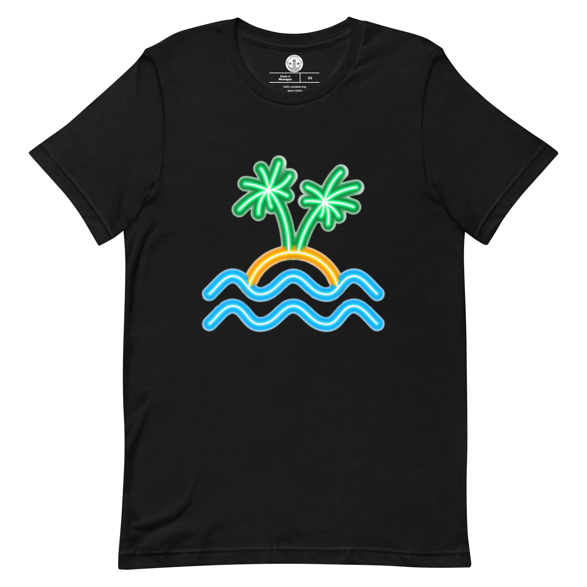 Womens t-shirt - Neon Island Nights