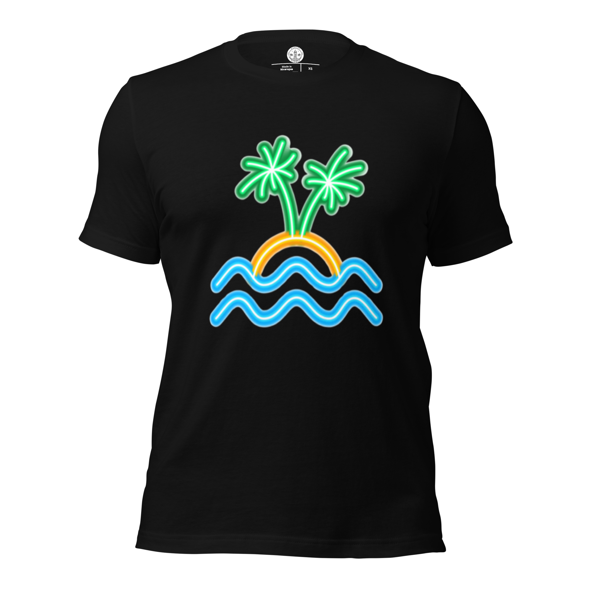 Womens t-shirt - Neon Island Nights