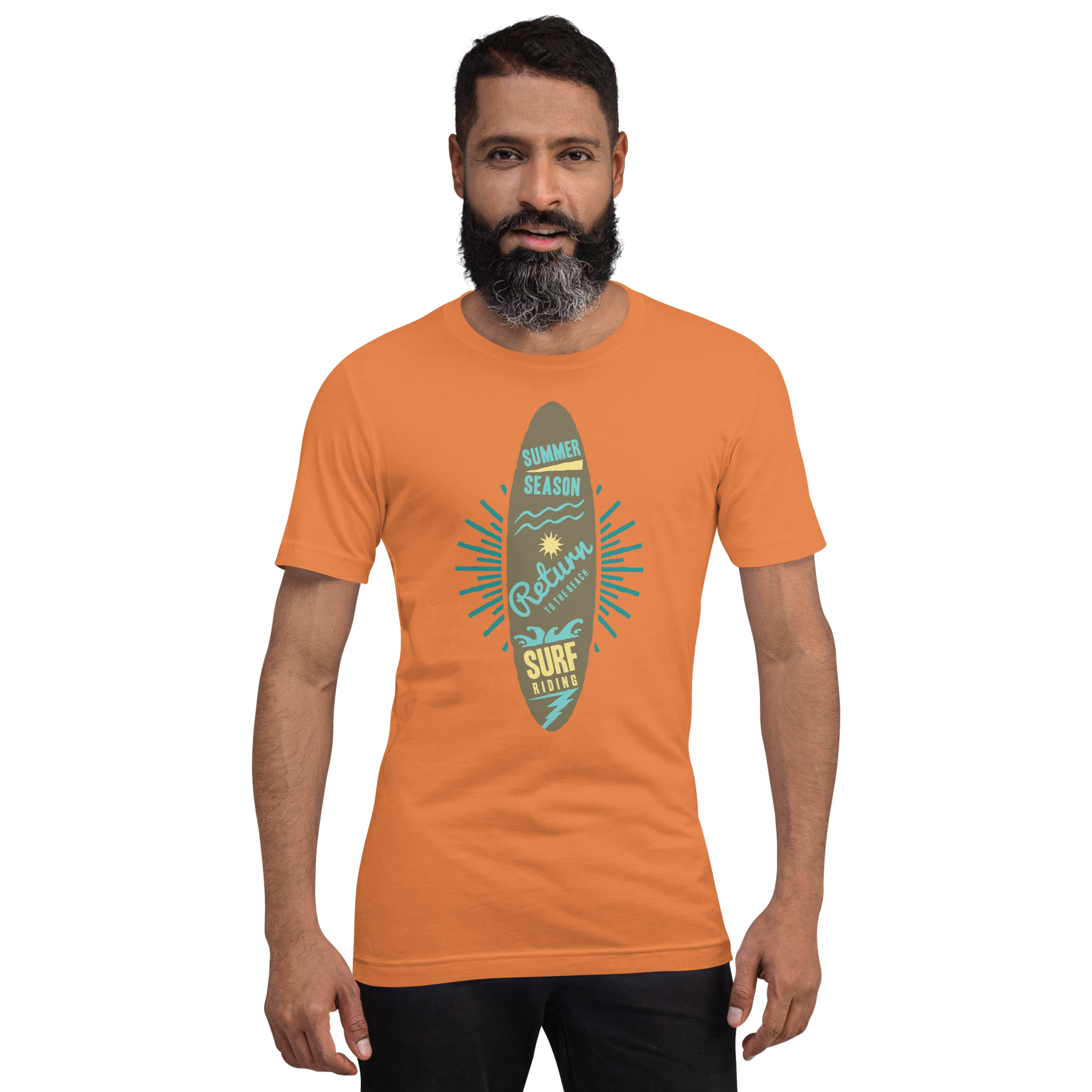 Unisex-T-Shirt – Surfbrett