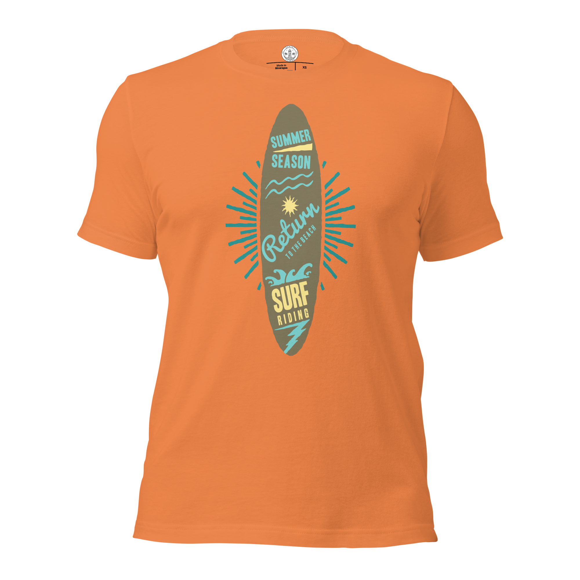 Unisex-T-Shirt – Surfbrett