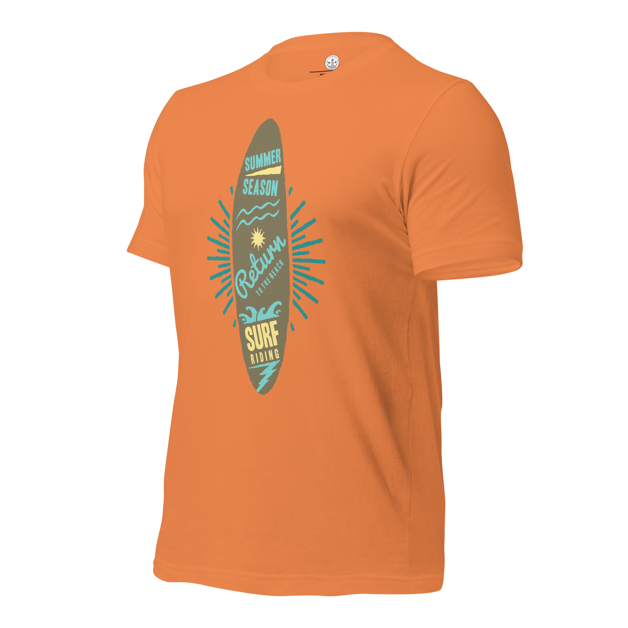 Unisex-T-Shirt – Surfbrett