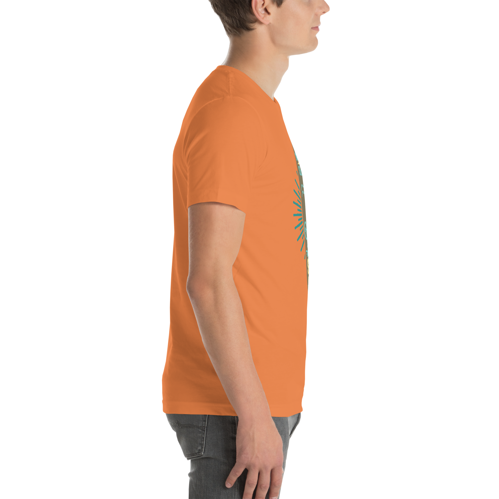 Unisex-T-Shirt – Surfbrett