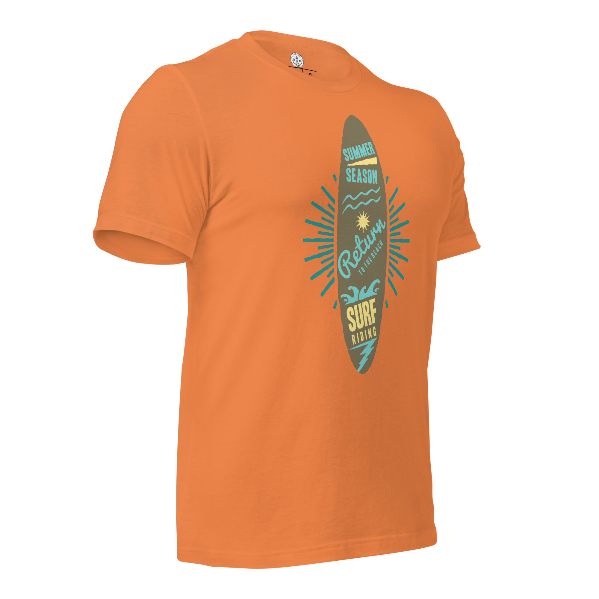 Unisex-T-Shirt – Surfbrett