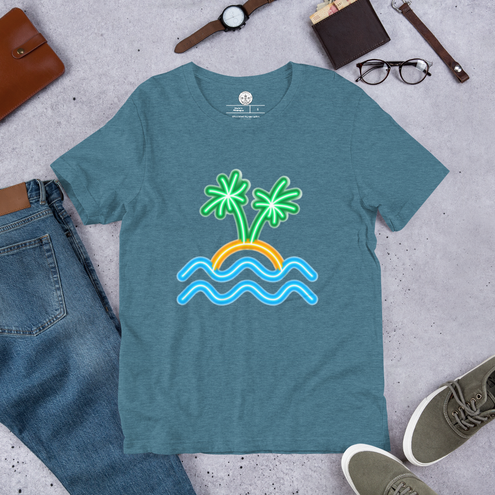 Camiseta de mujer - Neon Island Nights