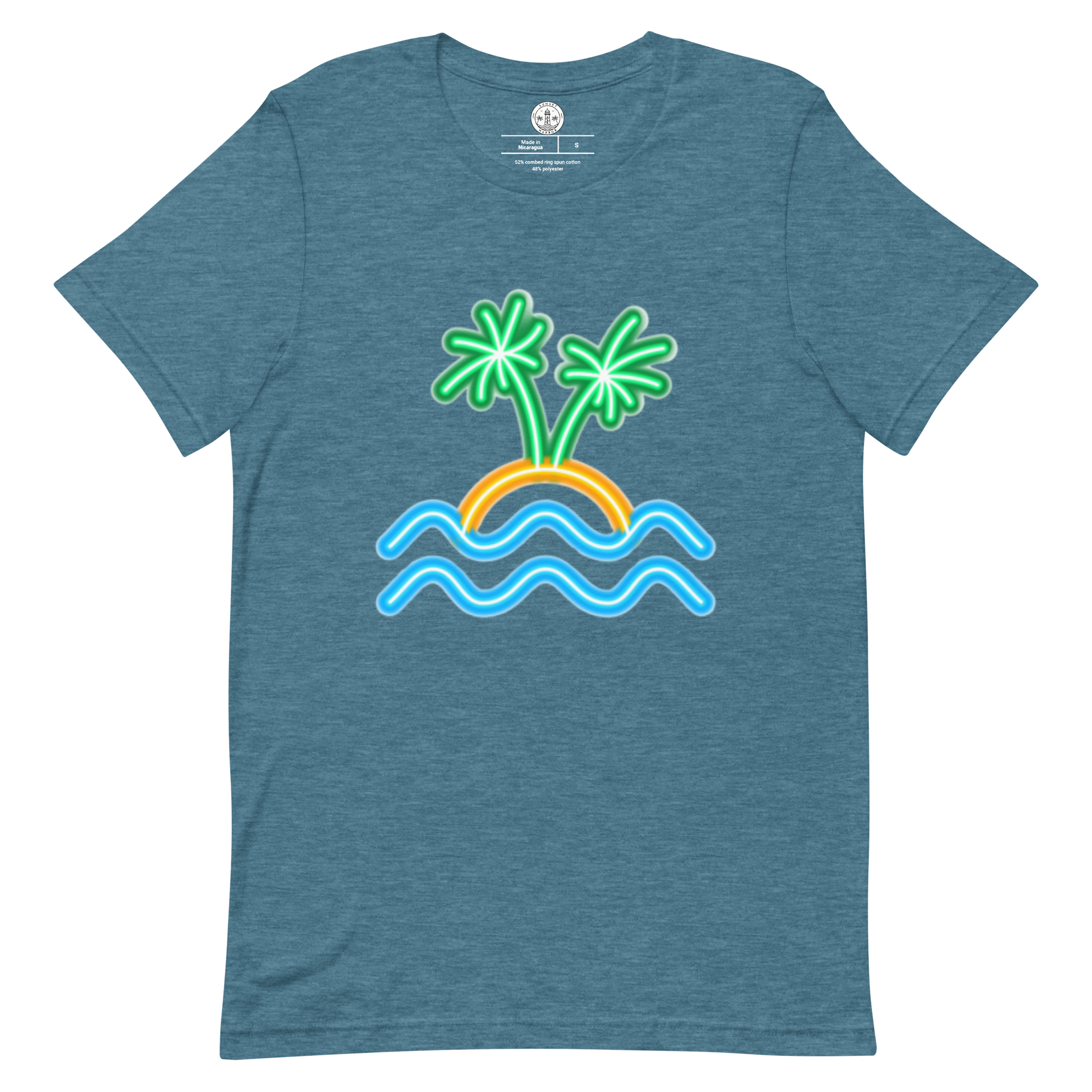 Womens t-shirt - Neon Island Nights