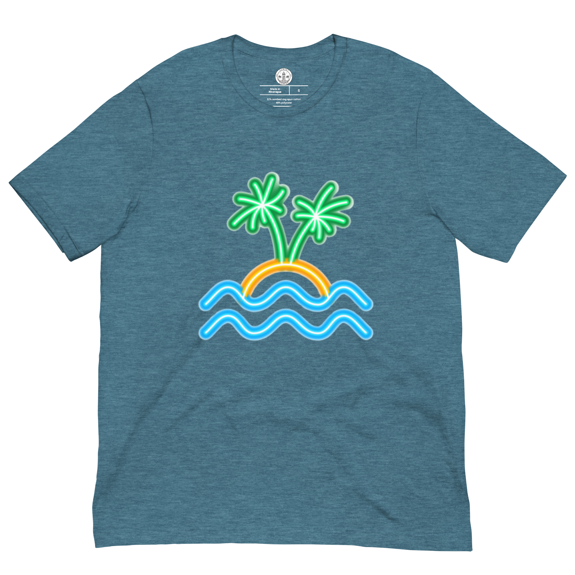 Womens t-shirt - Neon Island Nights