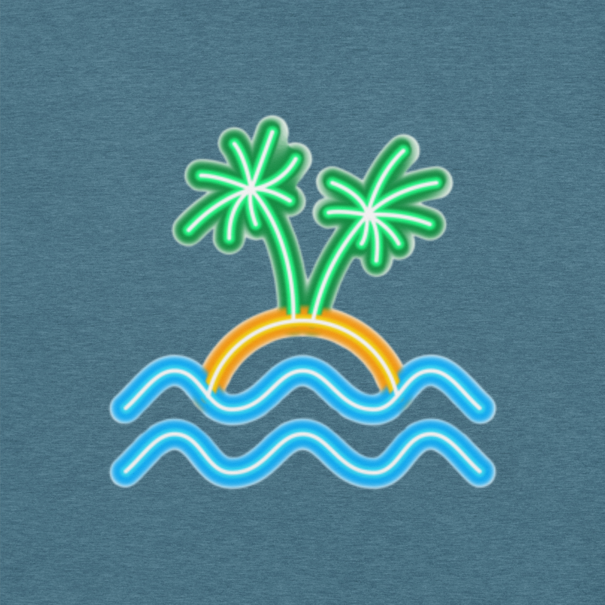 Womens t-shirt - Neon Island Nights