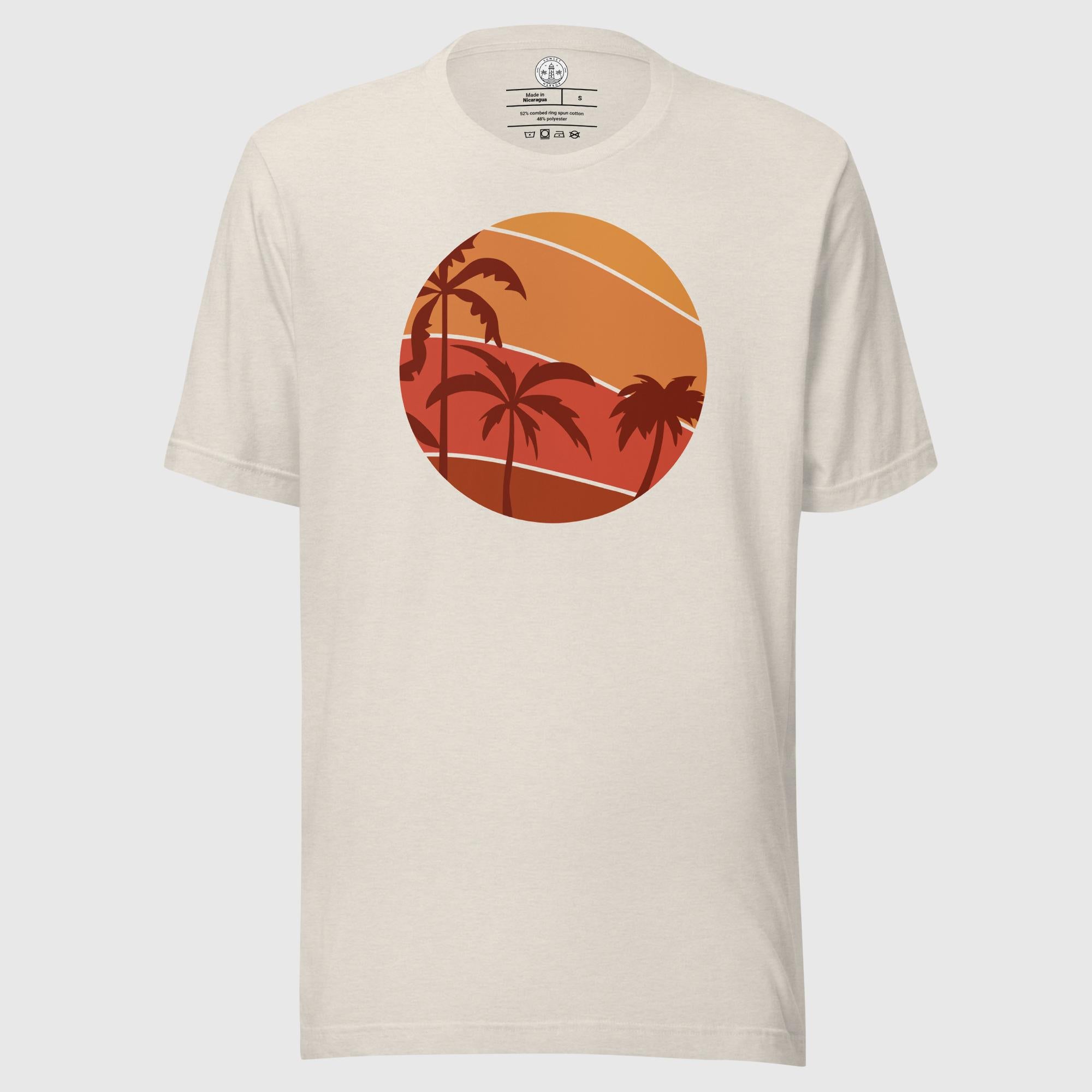 Unisex-T-Shirt - Palm Sunset