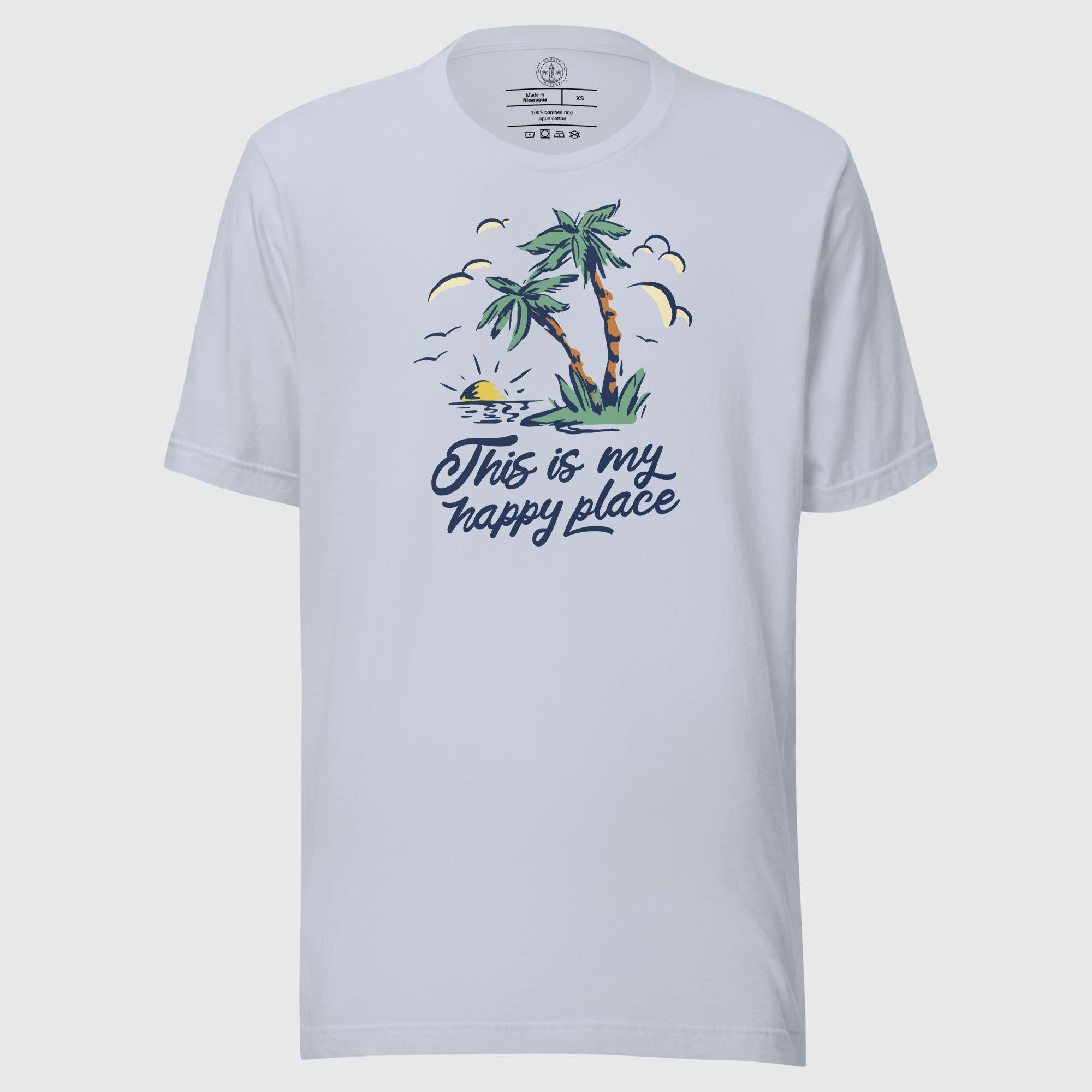 Unisex t-shirt - This is my Happy Place - Sunset Harbor Clothing