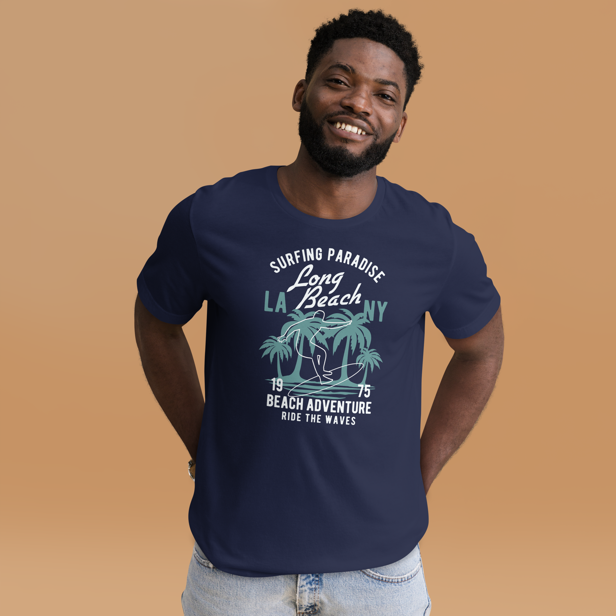 Mens t-shirt - Long Beach