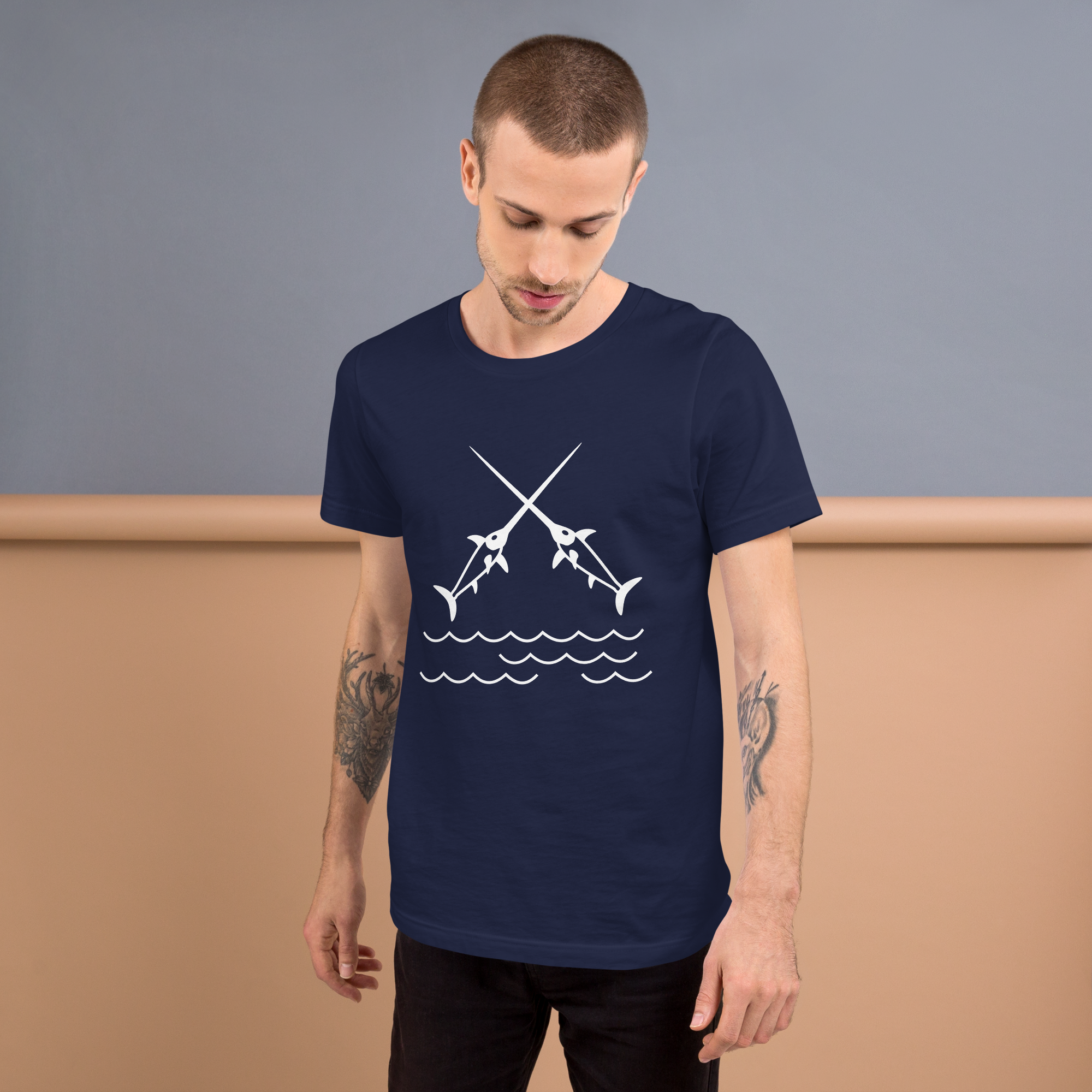 Mens t-shirt - Crossed Tides