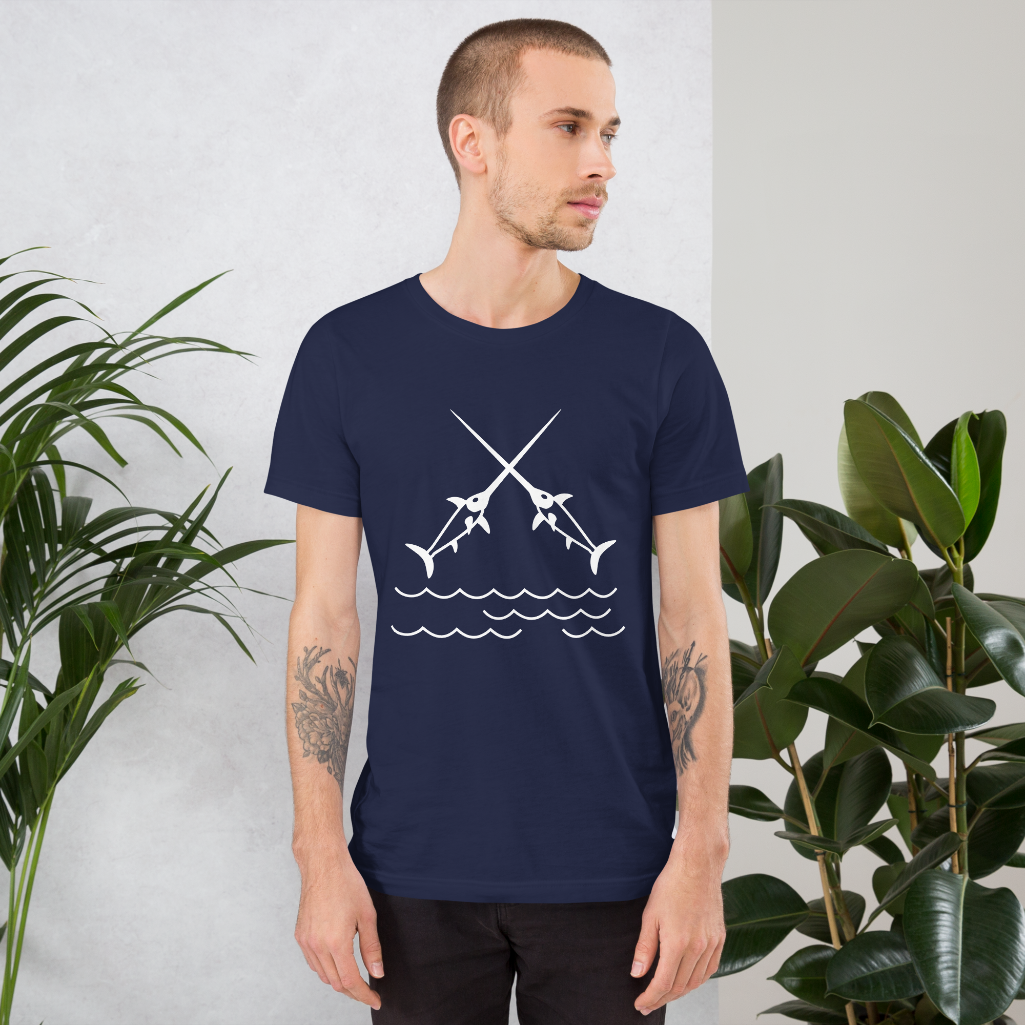 Mens t-shirt - Crossed Tides