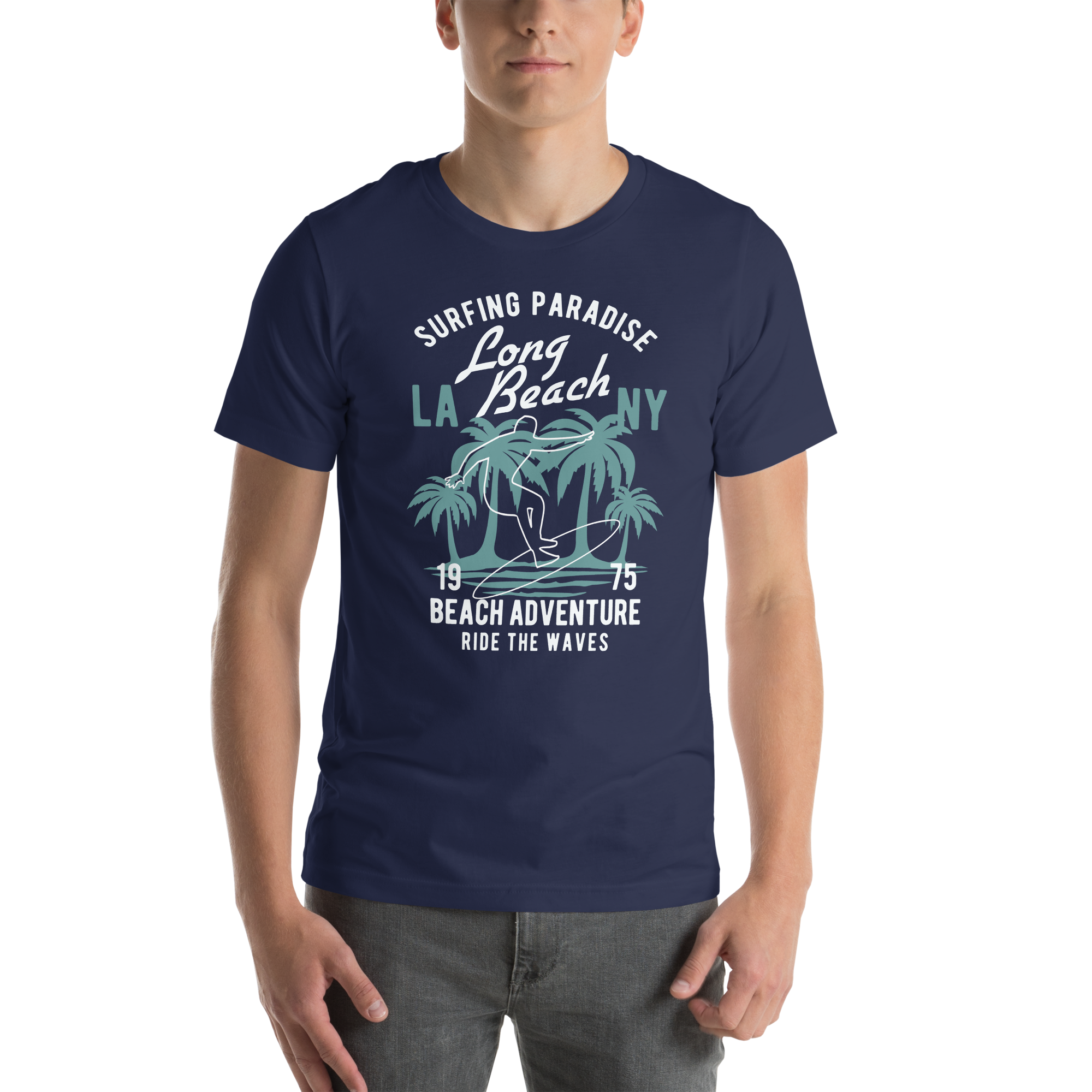 Mens t-shirt - Long Beach