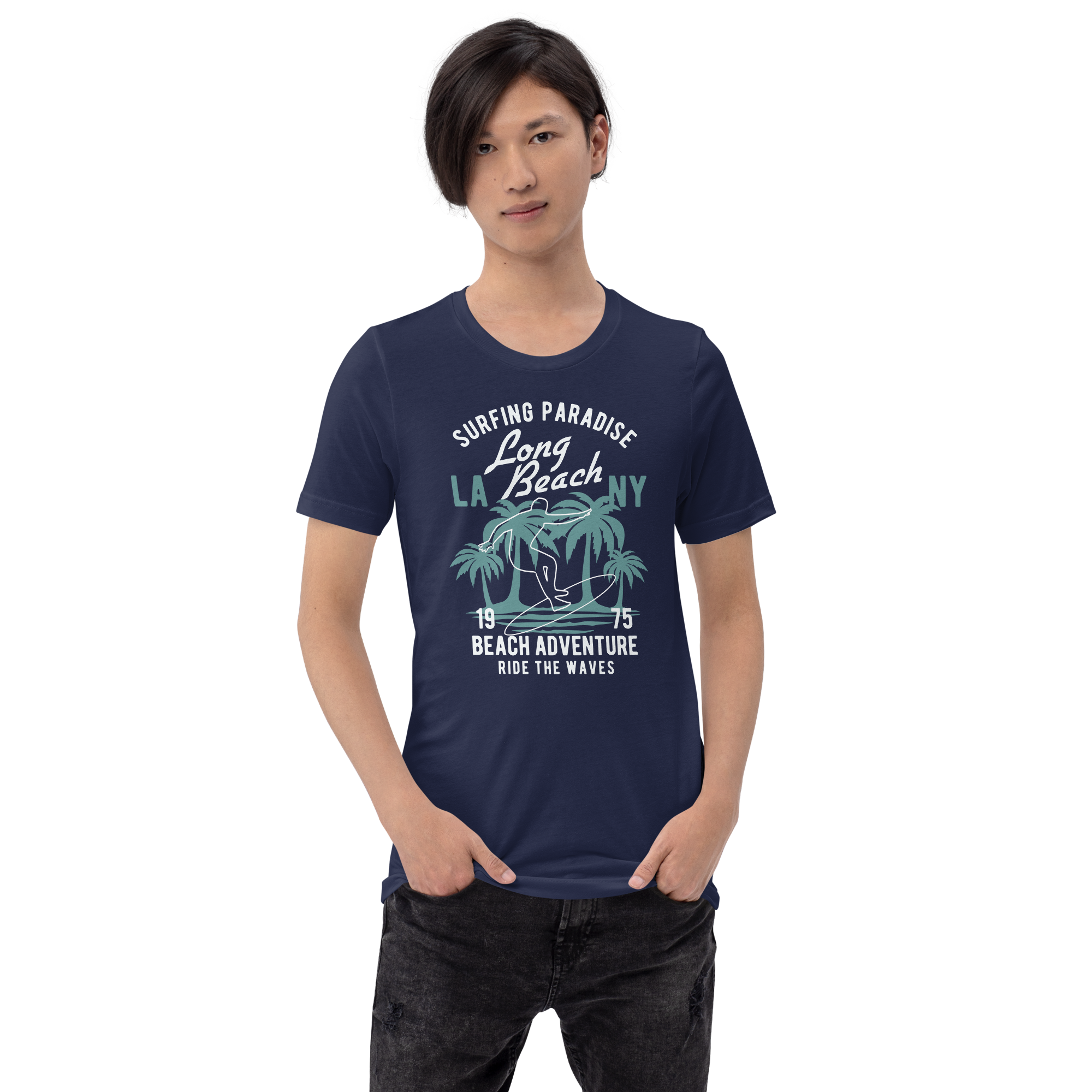 Mens t-shirt - Long Beach