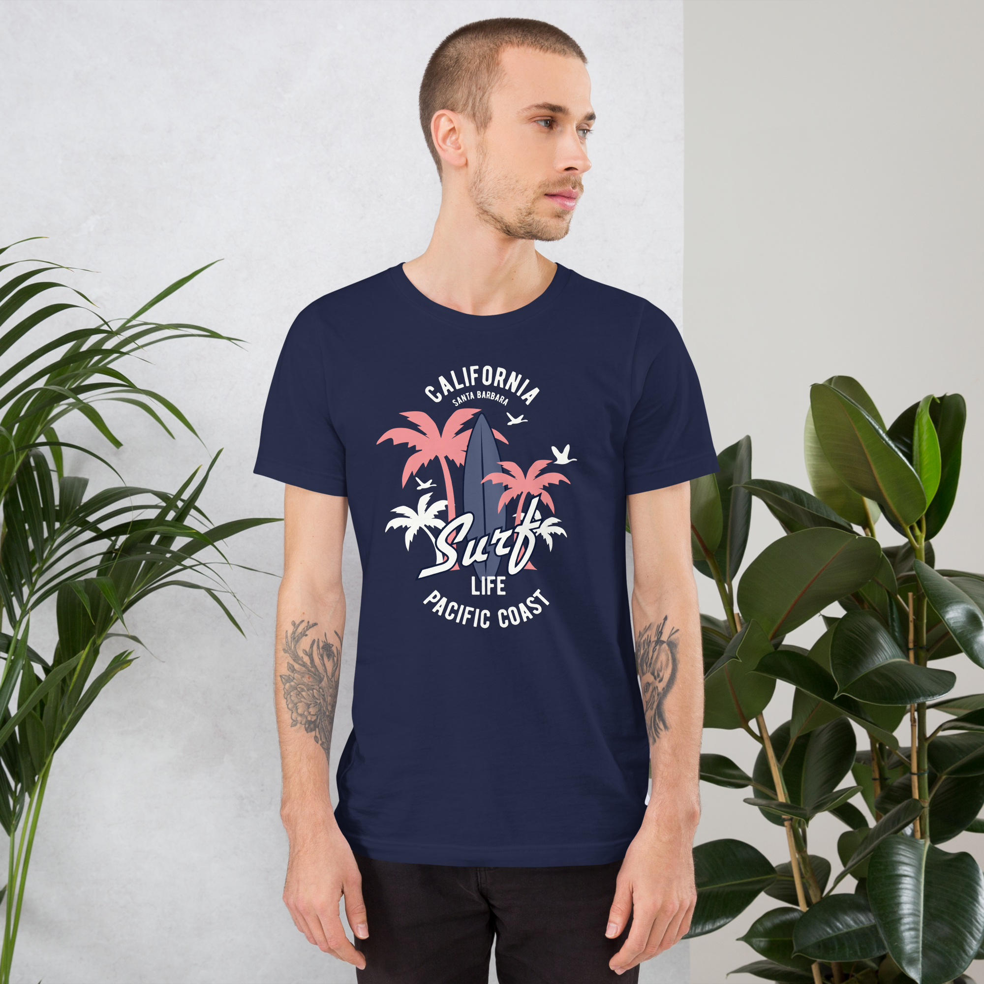 Mens Staple T-Shirt - Surf Life